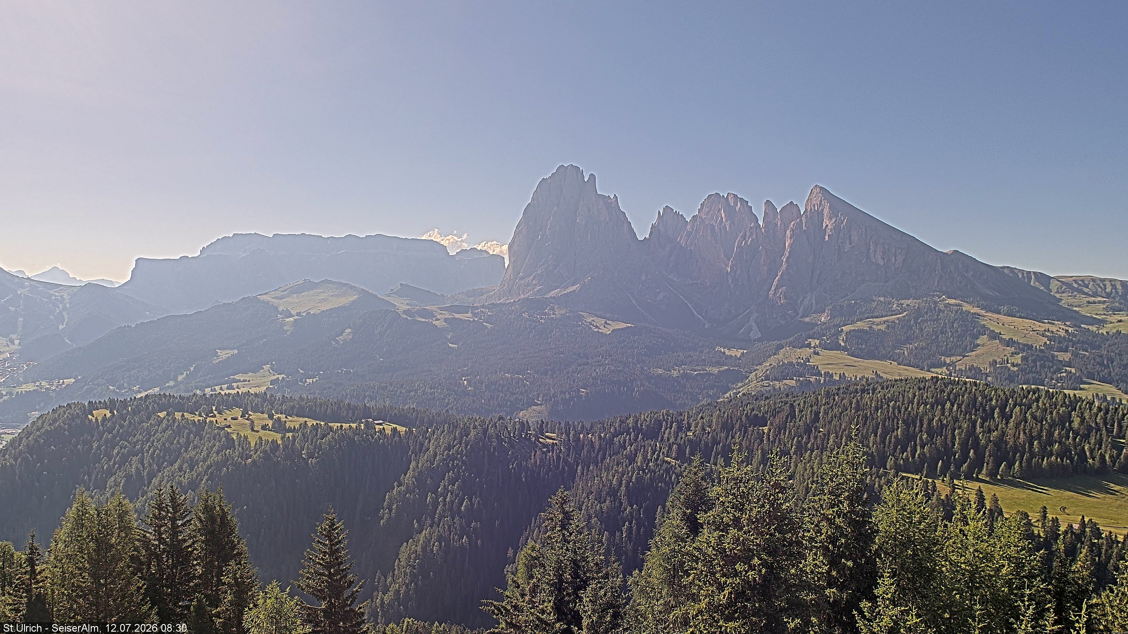 Archiv Foto Webcam Ausblick Seiser Alm