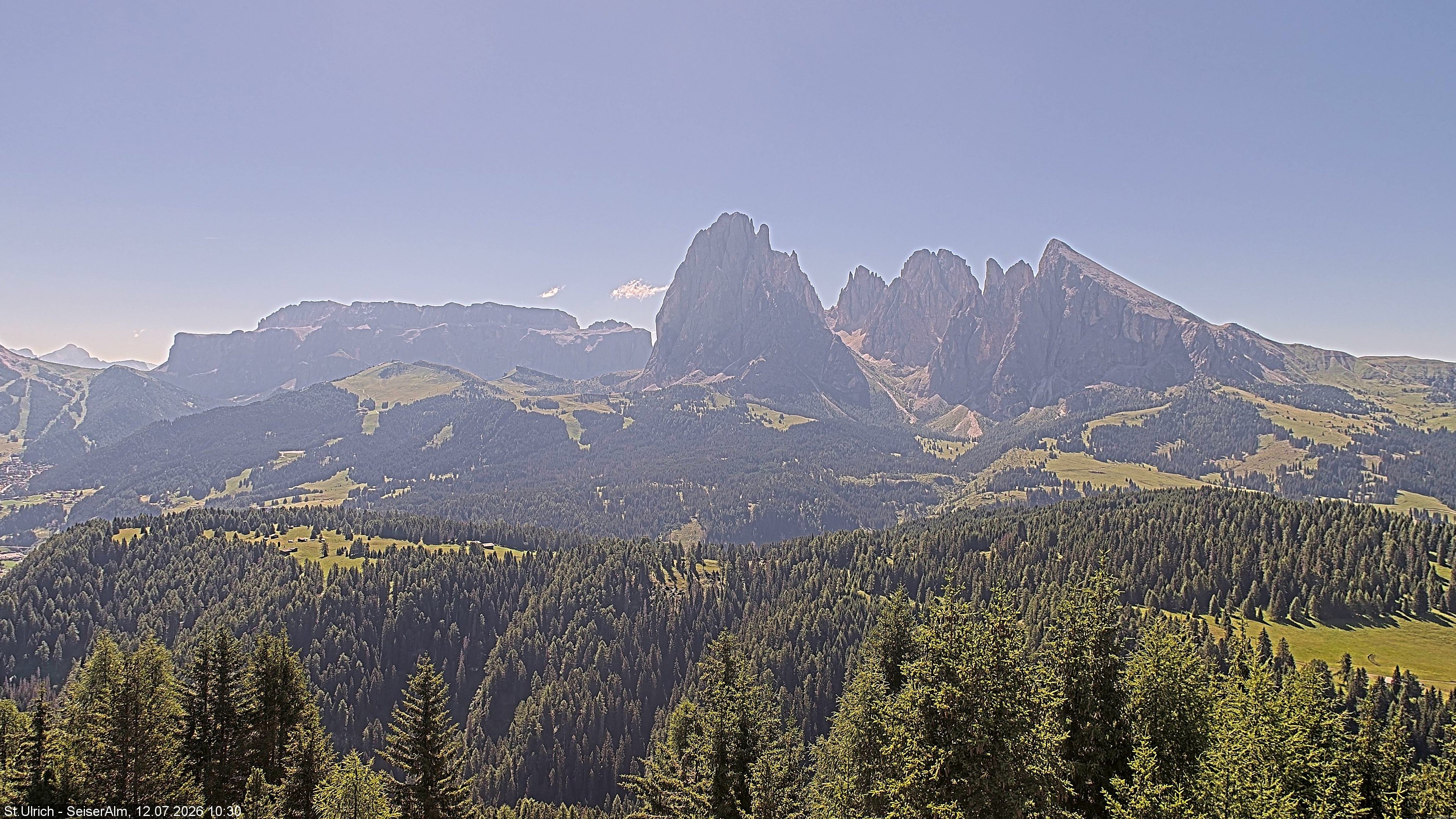 Archiv Foto Webcam Ausblick Seiser Alm