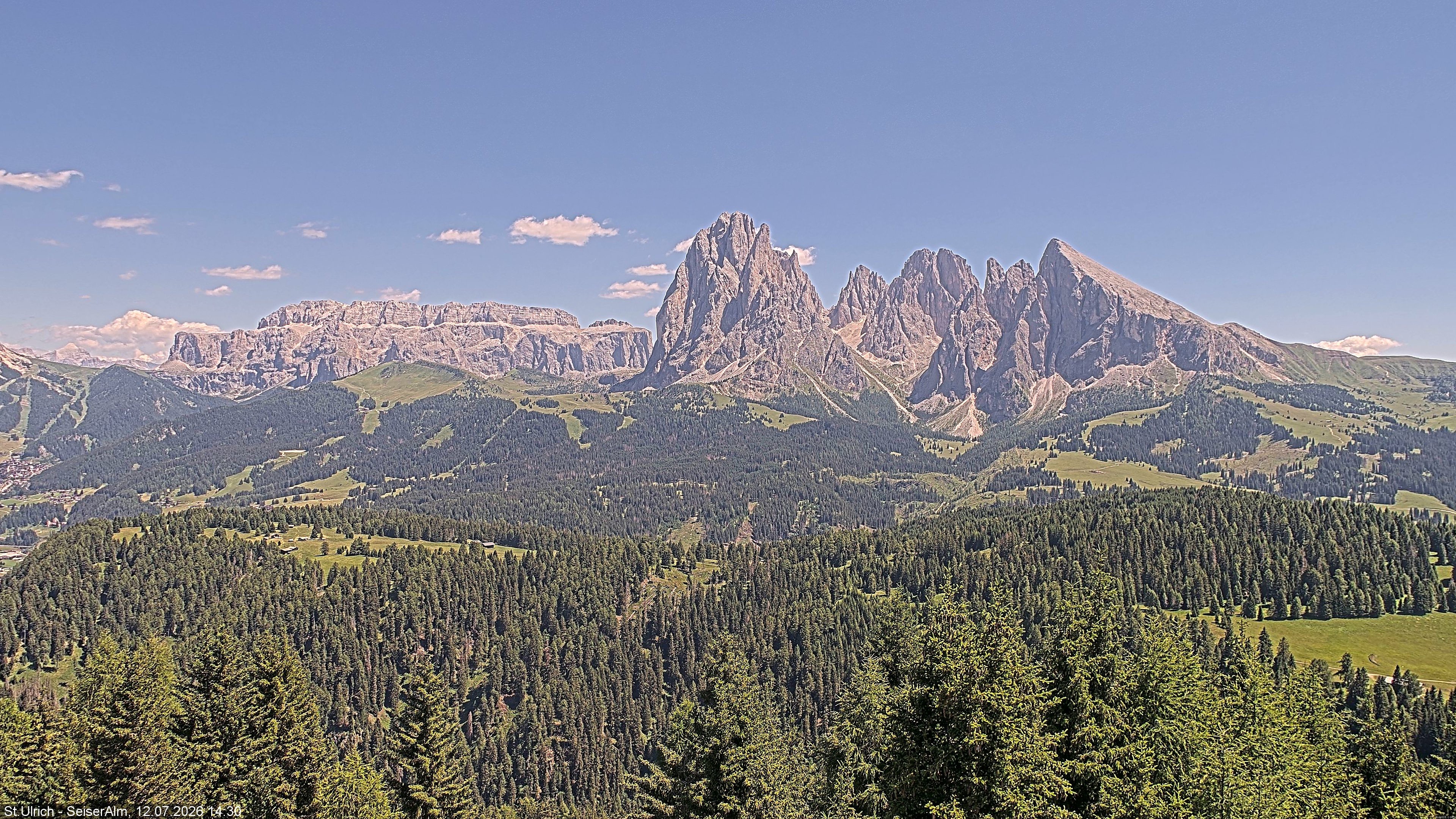 Archiv Foto Webcam Ausblick Seiser Alm