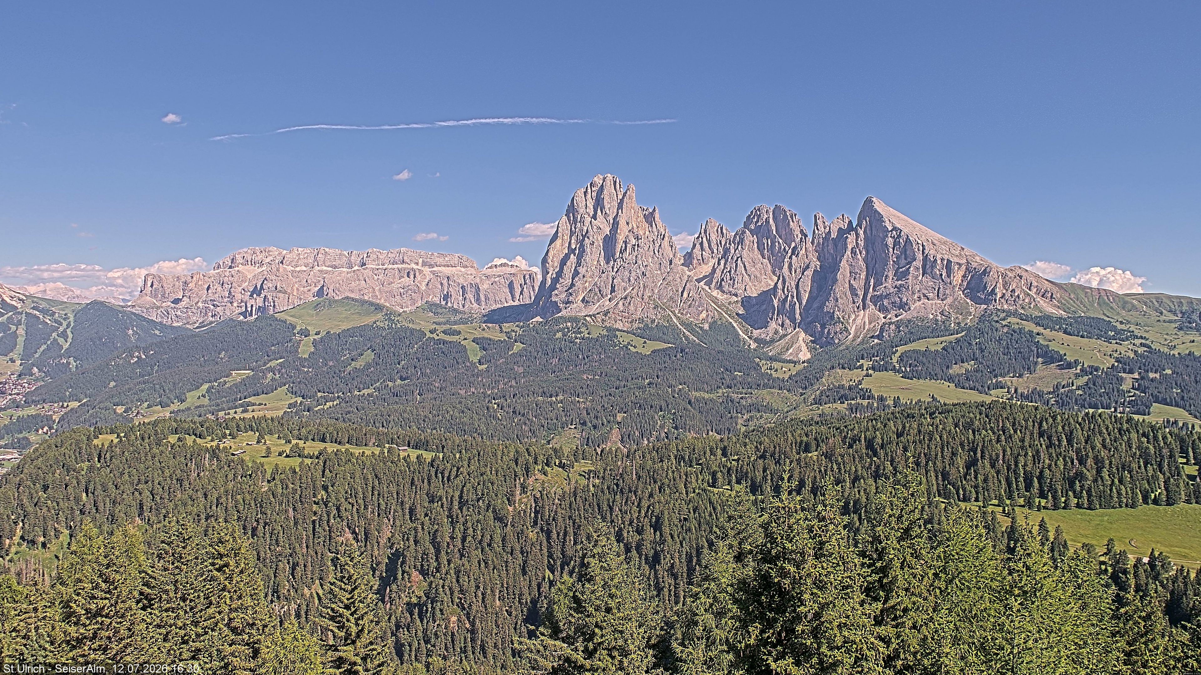 Archiv Foto Webcam Ausblick Seiser Alm