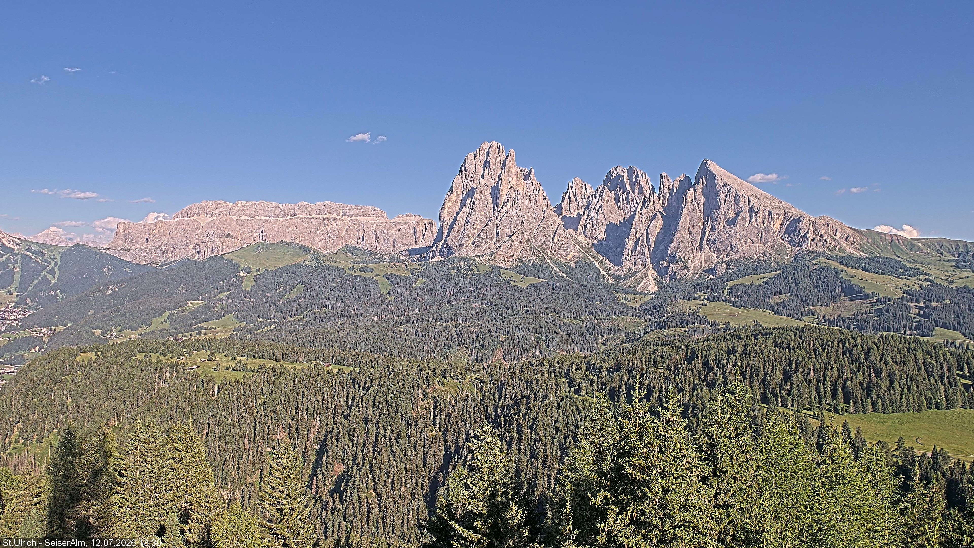 Archiv Foto Webcam Ausblick Seiser Alm