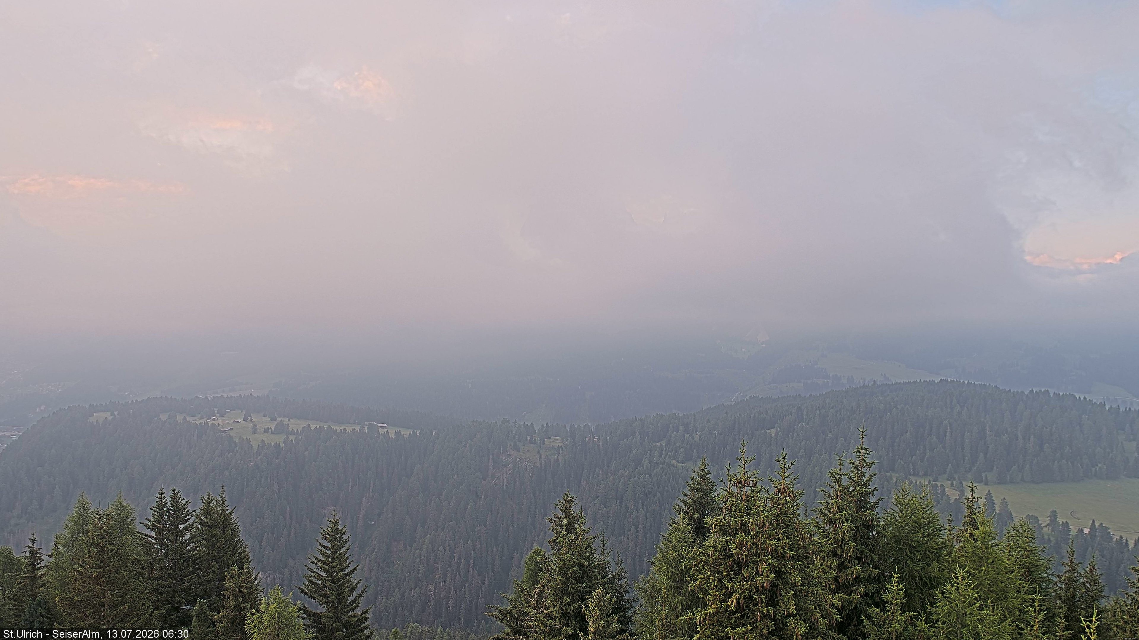 Archiv Foto Webcam Ausblick Seiser Alm