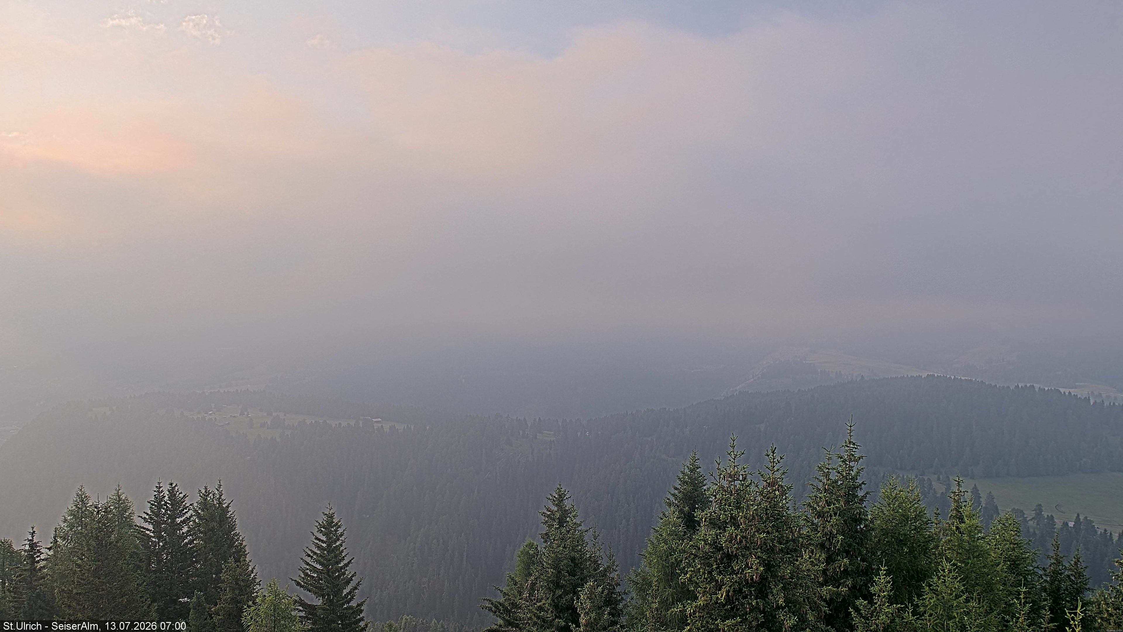 Archiv Foto Webcam Ausblick Seiser Alm