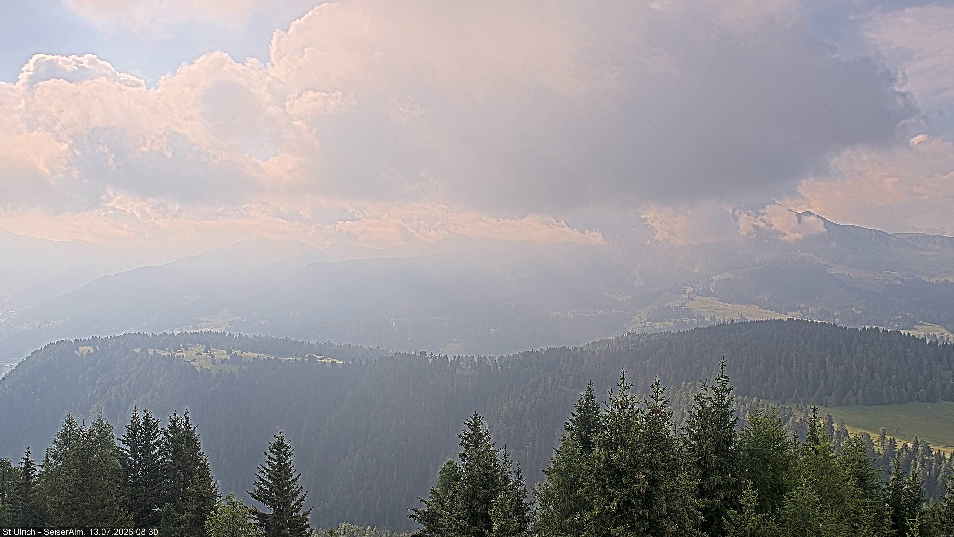 Archiv Foto Webcam Ausblick Seiser Alm