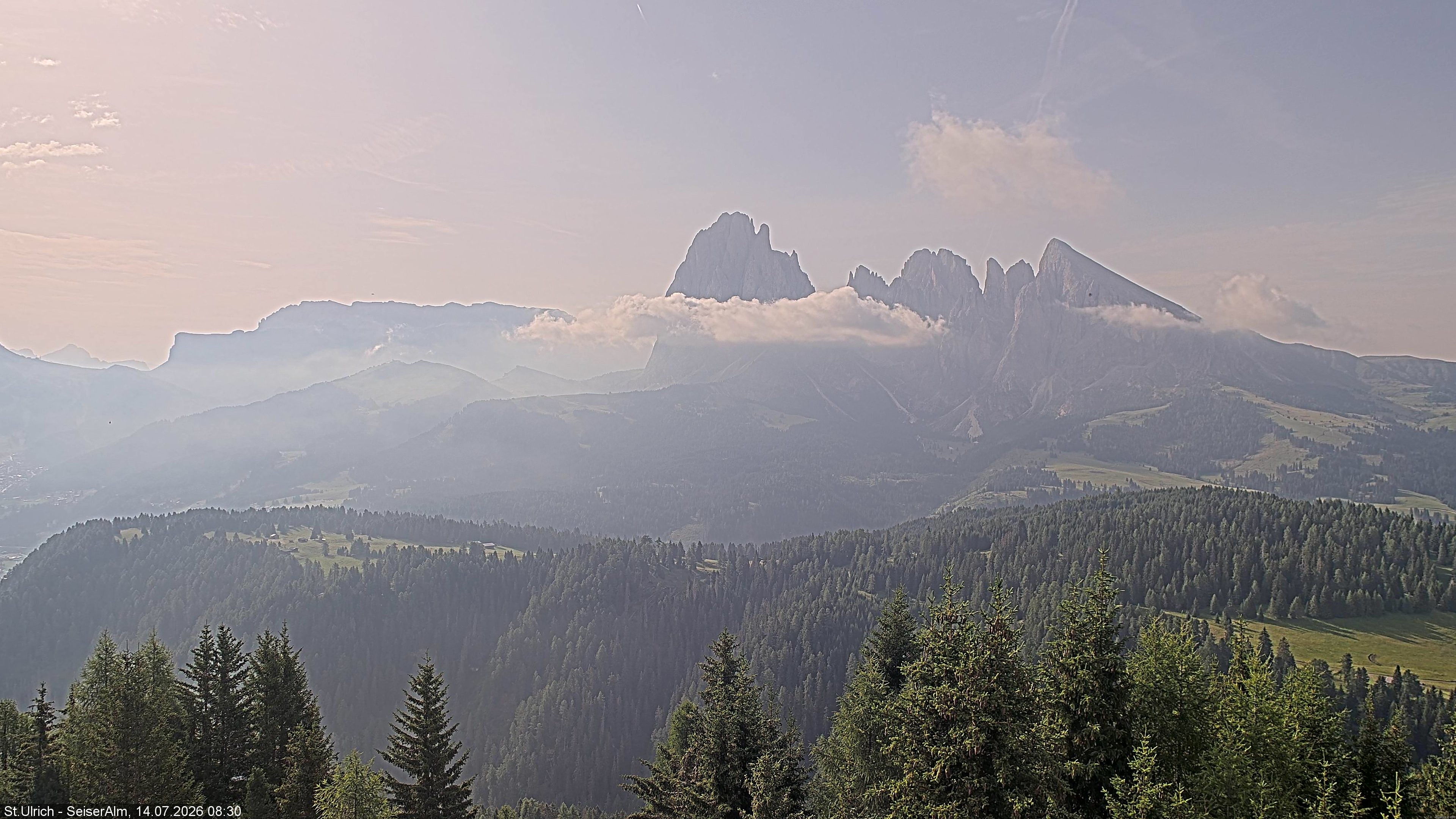 Archiv Foto Webcam Ausblick Seiser Alm