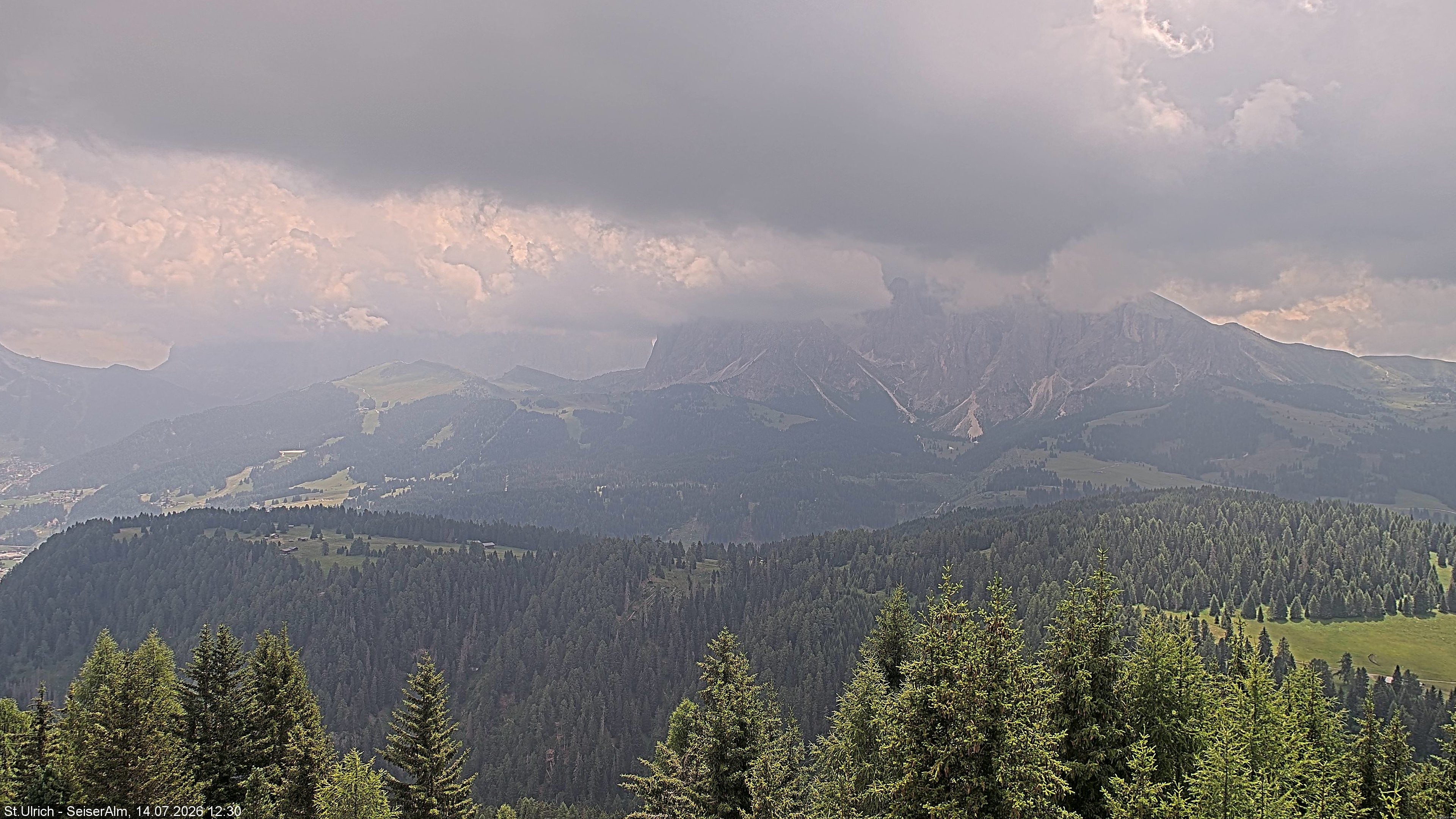 Archiv Foto Webcam Ausblick Seiser Alm