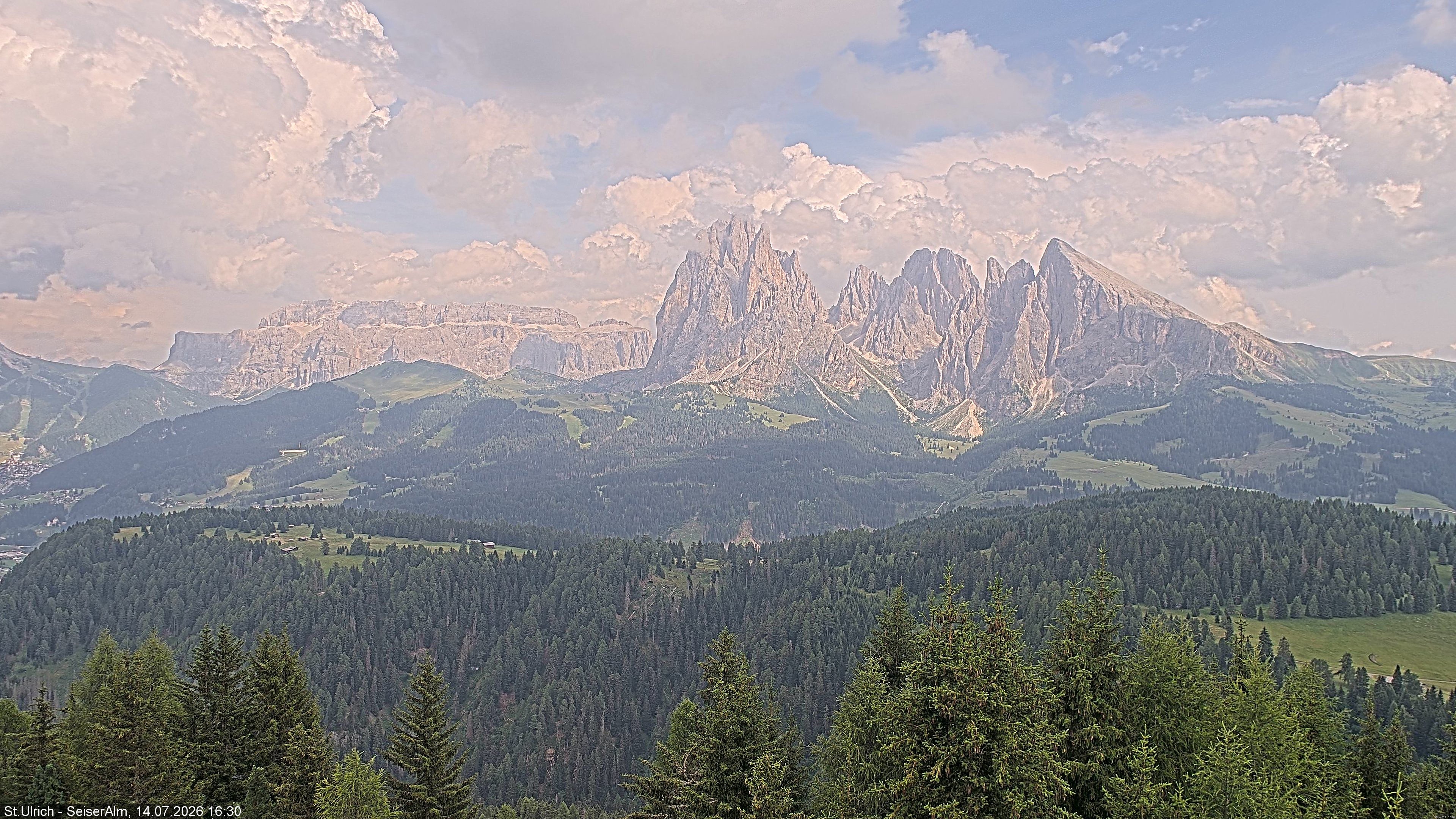 Archiv Foto Webcam Ausblick Seiser Alm