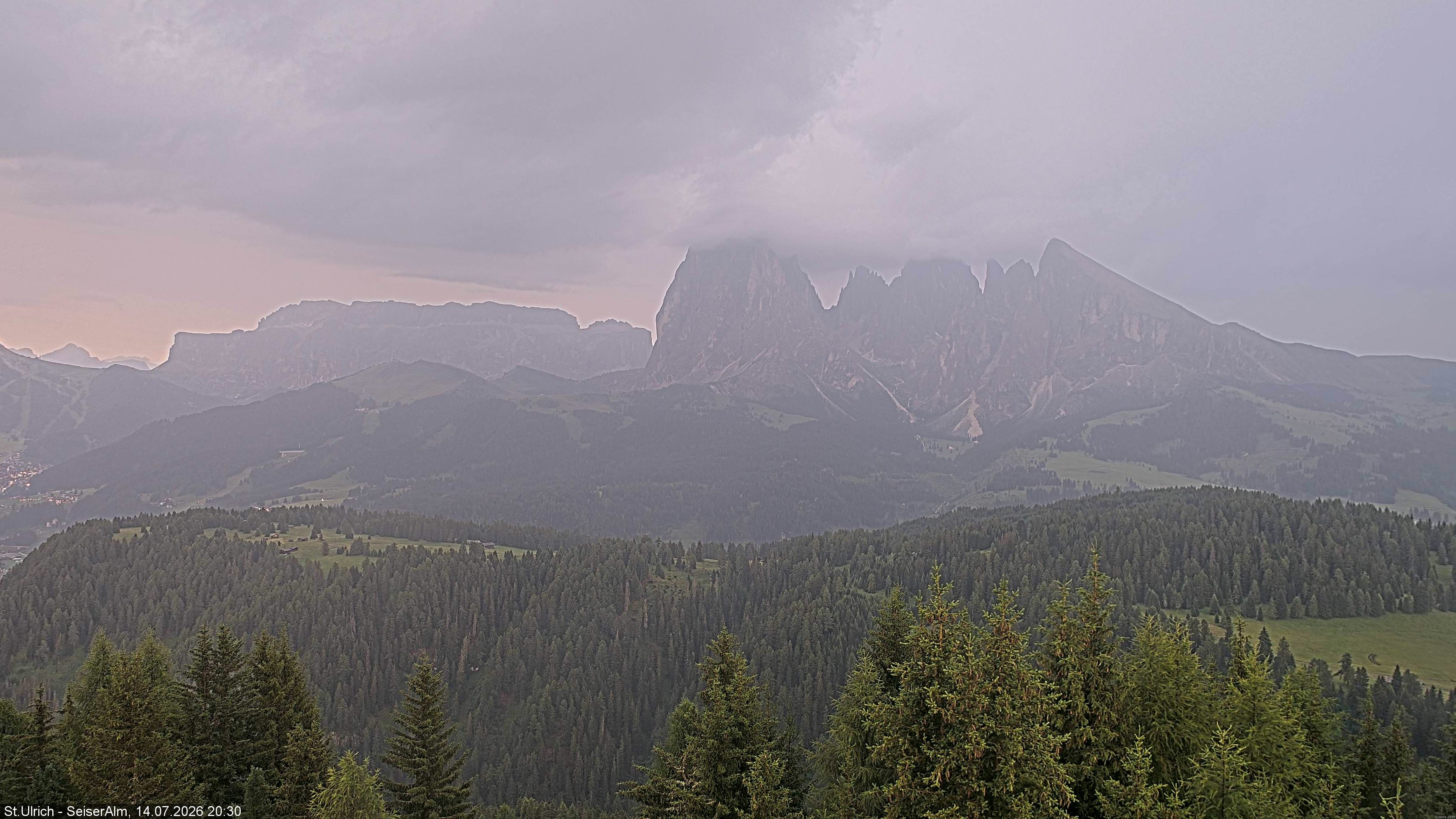 Archiv Foto Webcam Ausblick Seiser Alm