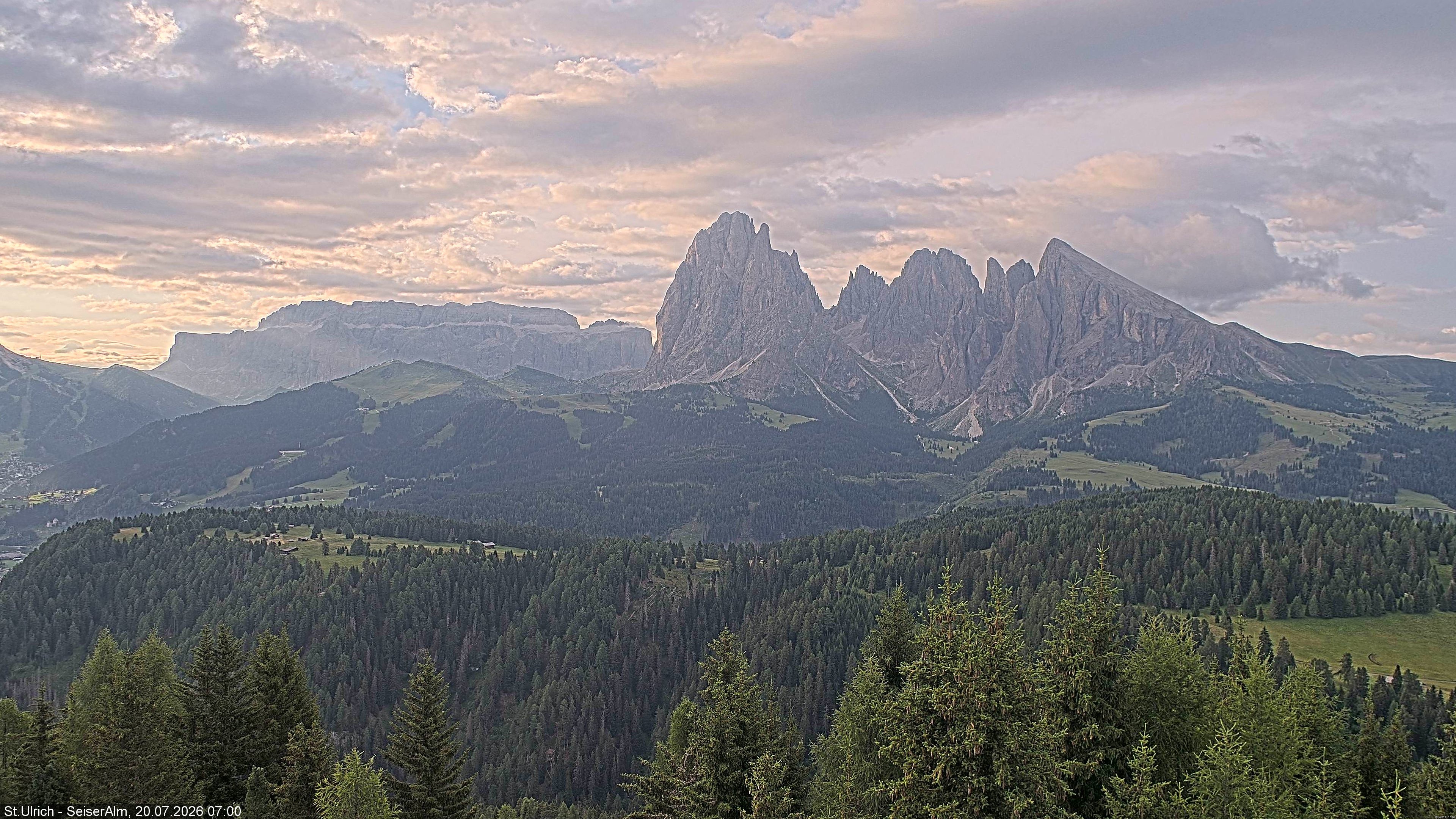 Archiv Foto Webcam Ausblick Seiser Alm