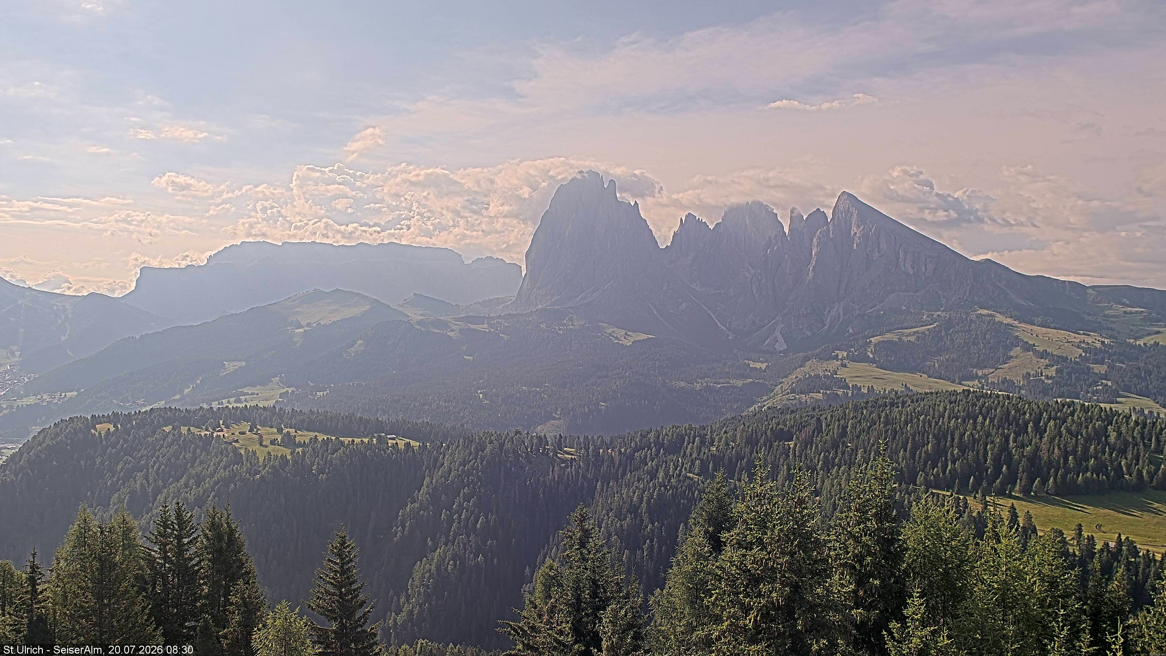 Archiv Foto Webcam Ausblick Seiser Alm
