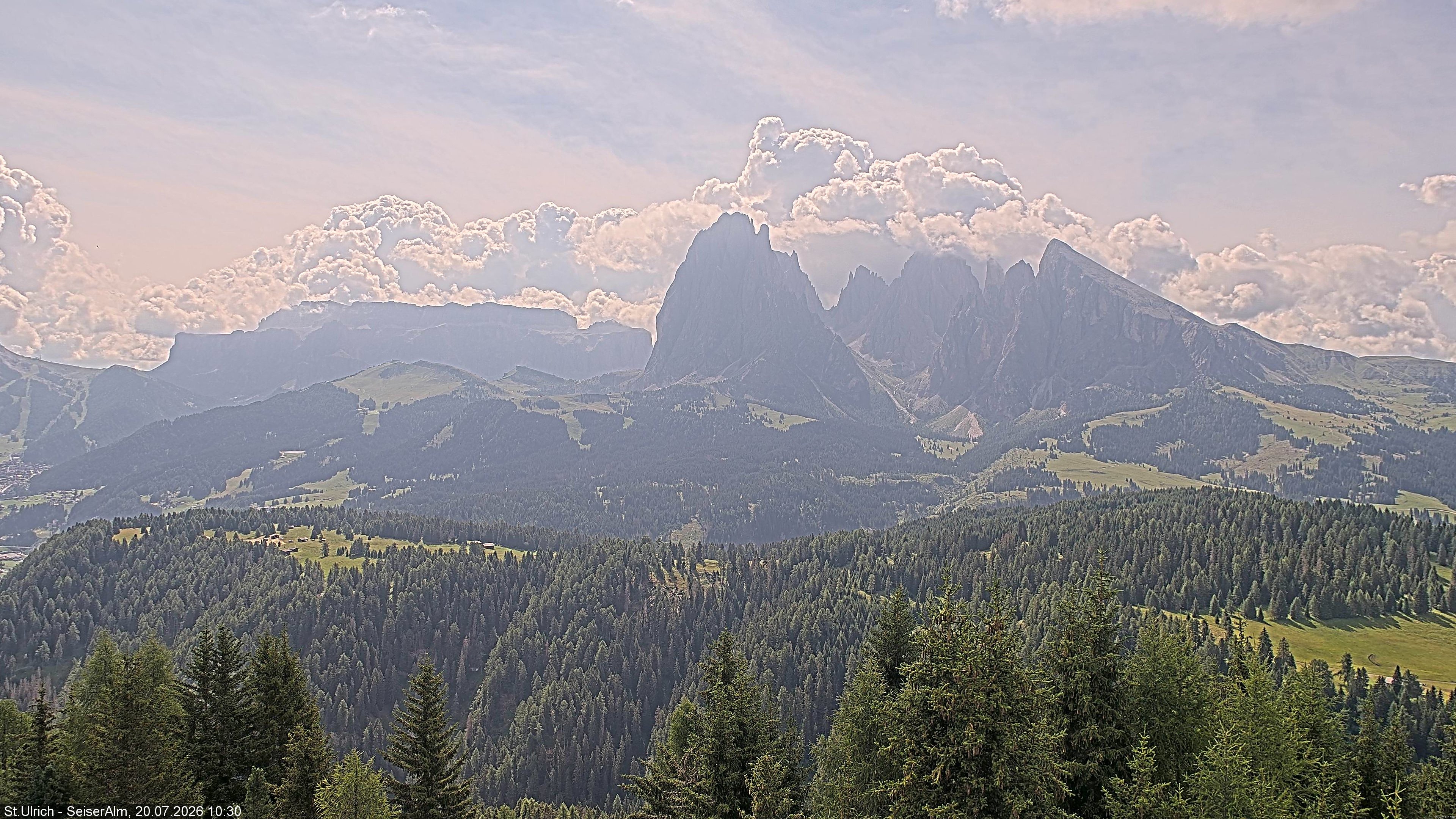 Archiv Foto Webcam Ausblick Seiser Alm