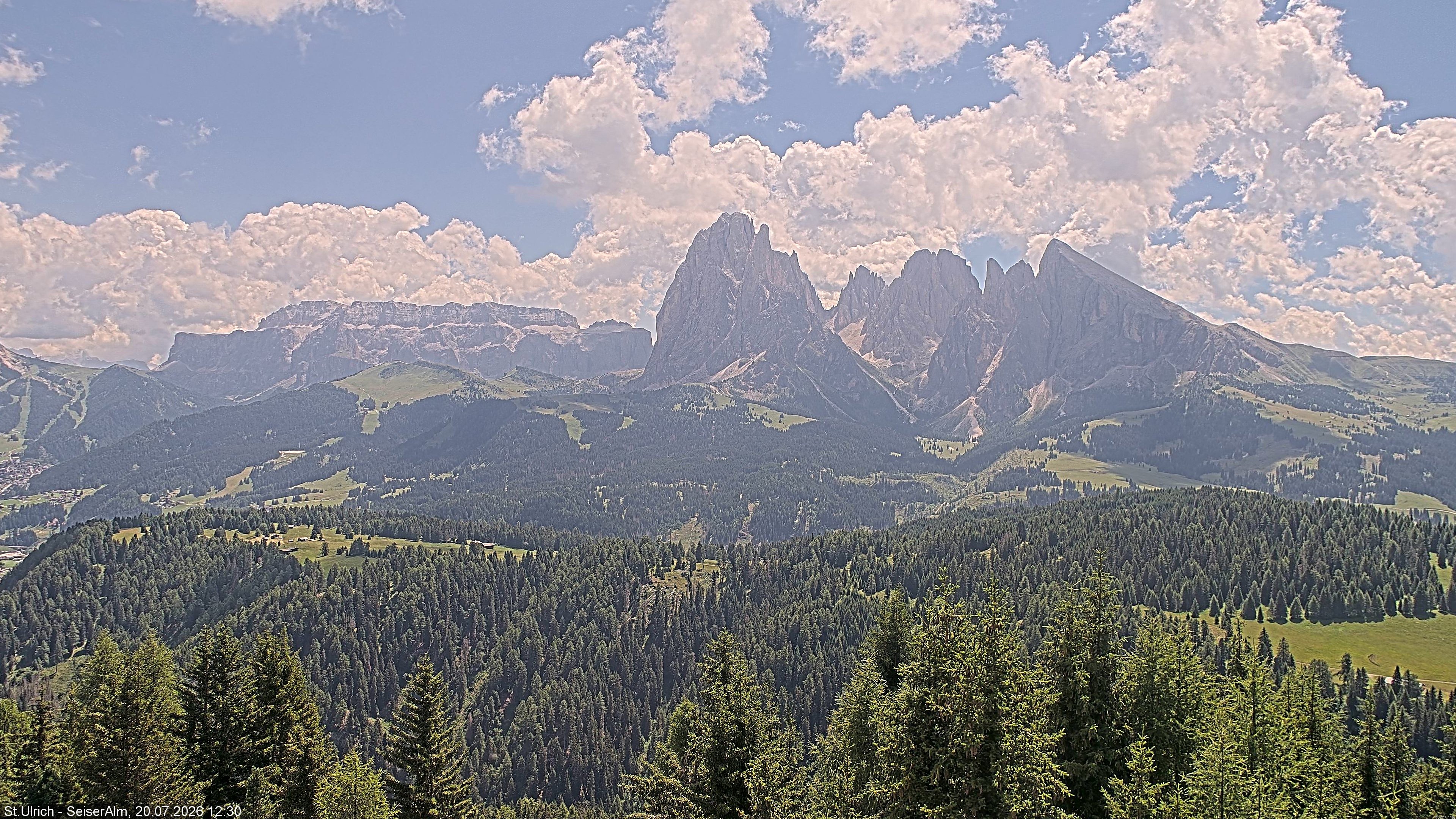 Archiv Foto Webcam Ausblick Seiser Alm