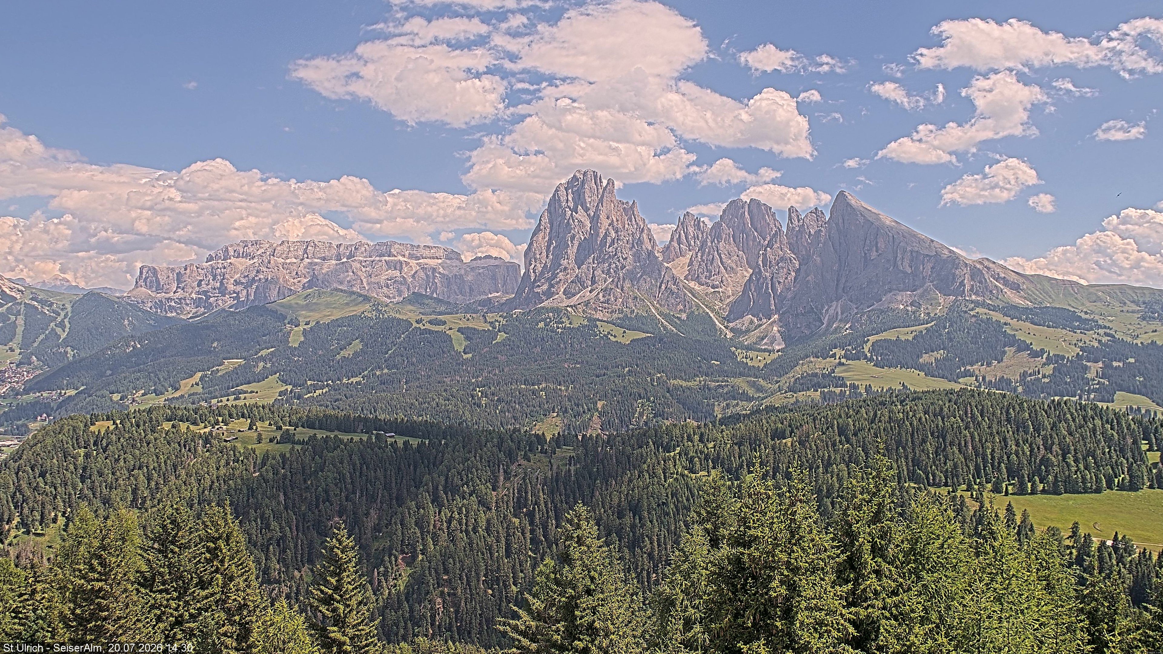 Archiv Foto Webcam Ausblick Seiser Alm