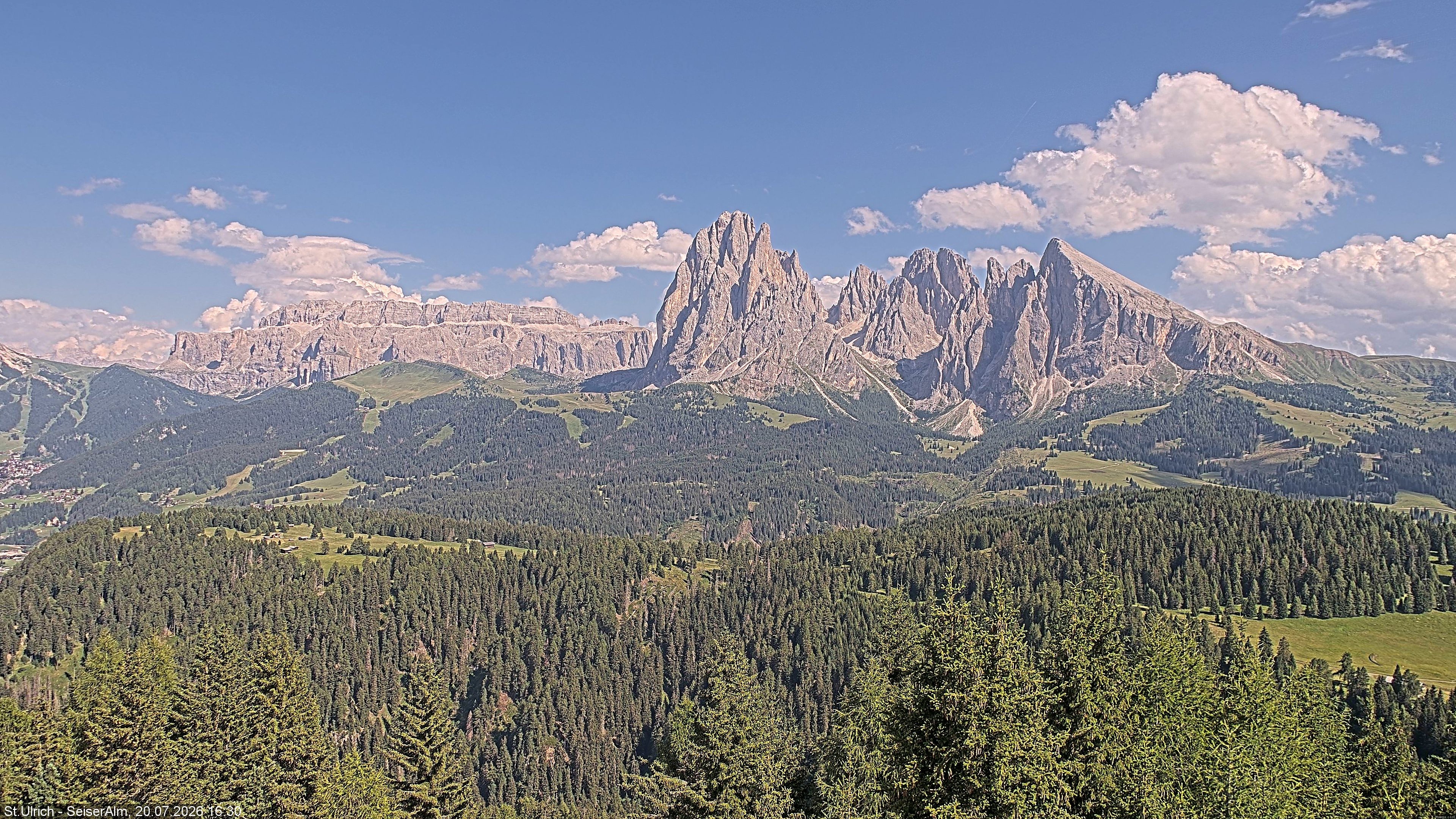 Archiv Foto Webcam Ausblick Seiser Alm