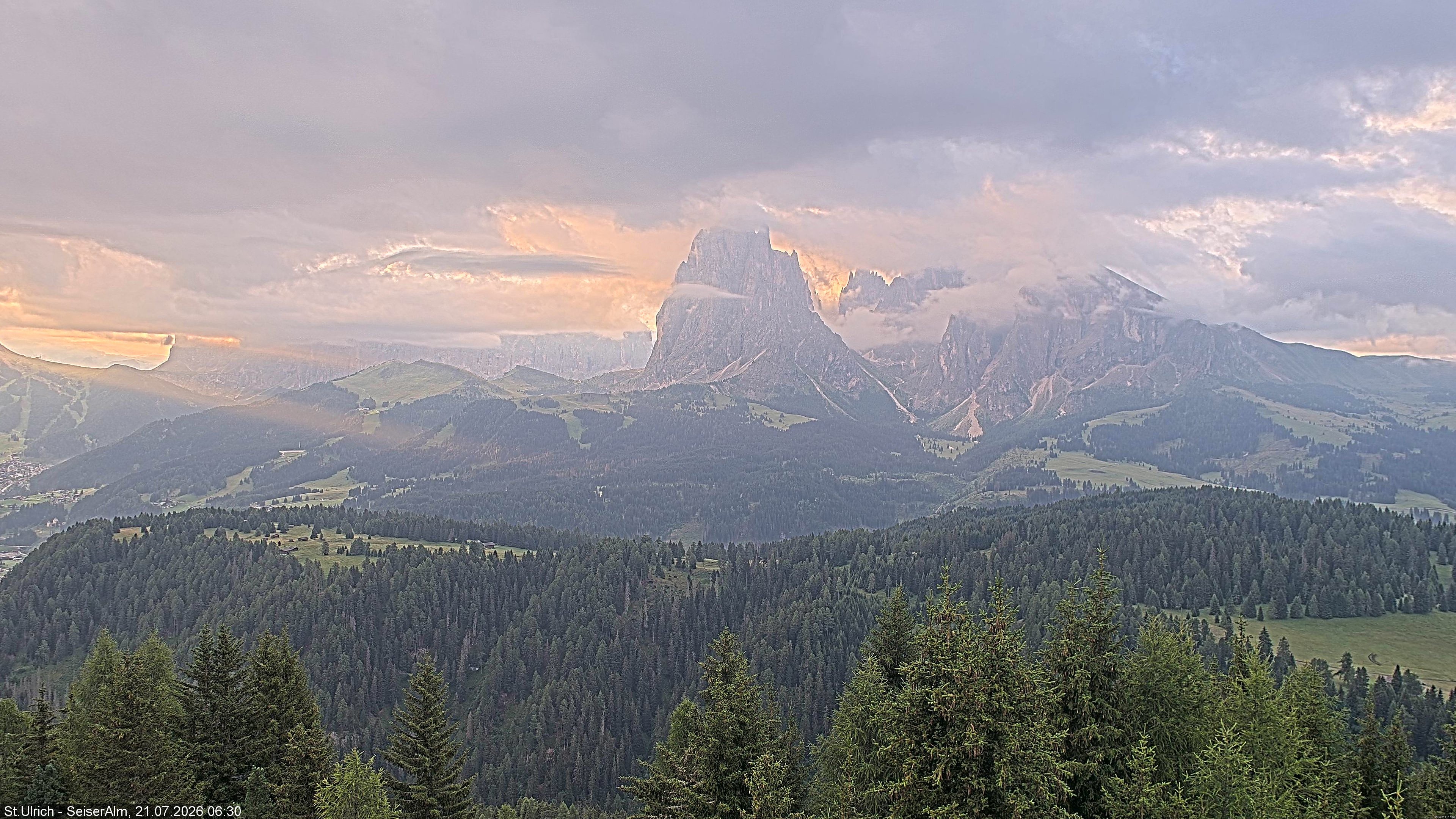 Archiv Foto Webcam Ausblick Seiser Alm