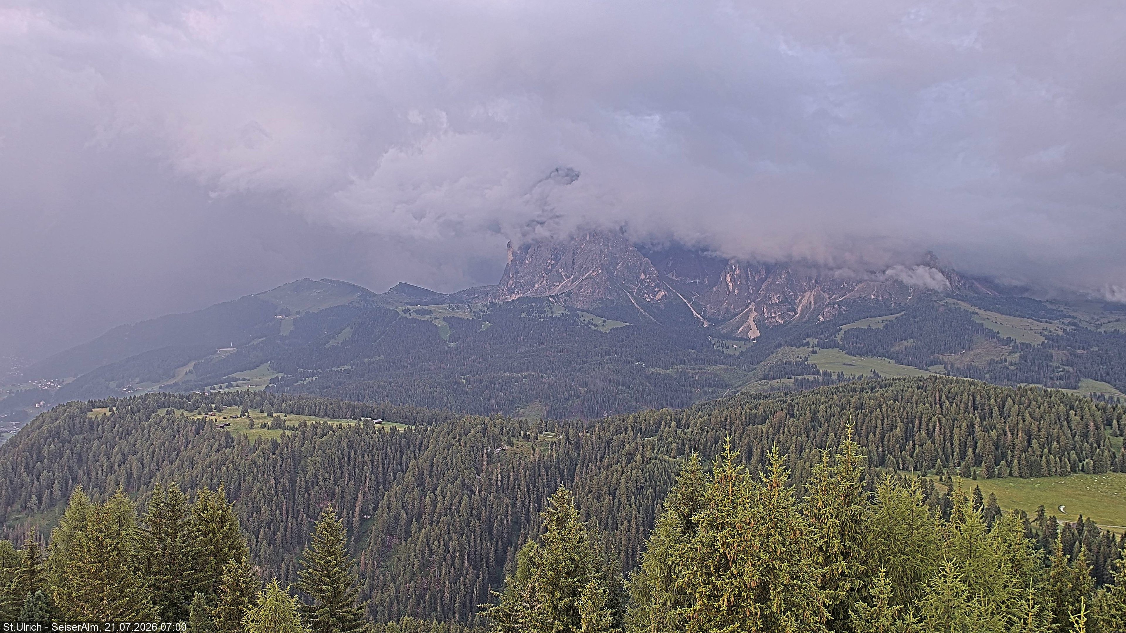 Archiv Foto Webcam Ausblick Seiser Alm