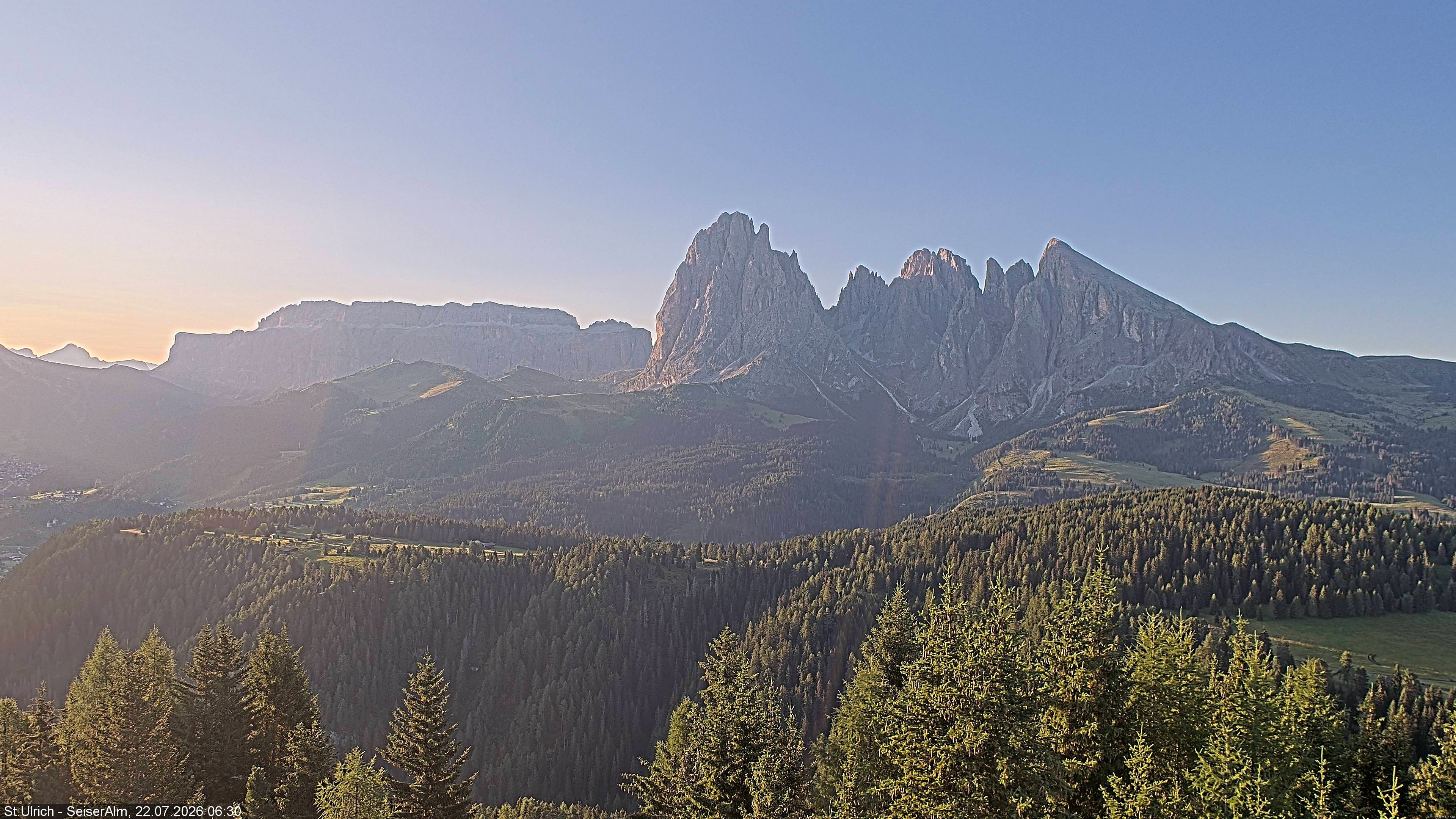 Archiv Foto Webcam Ausblick Seiser Alm