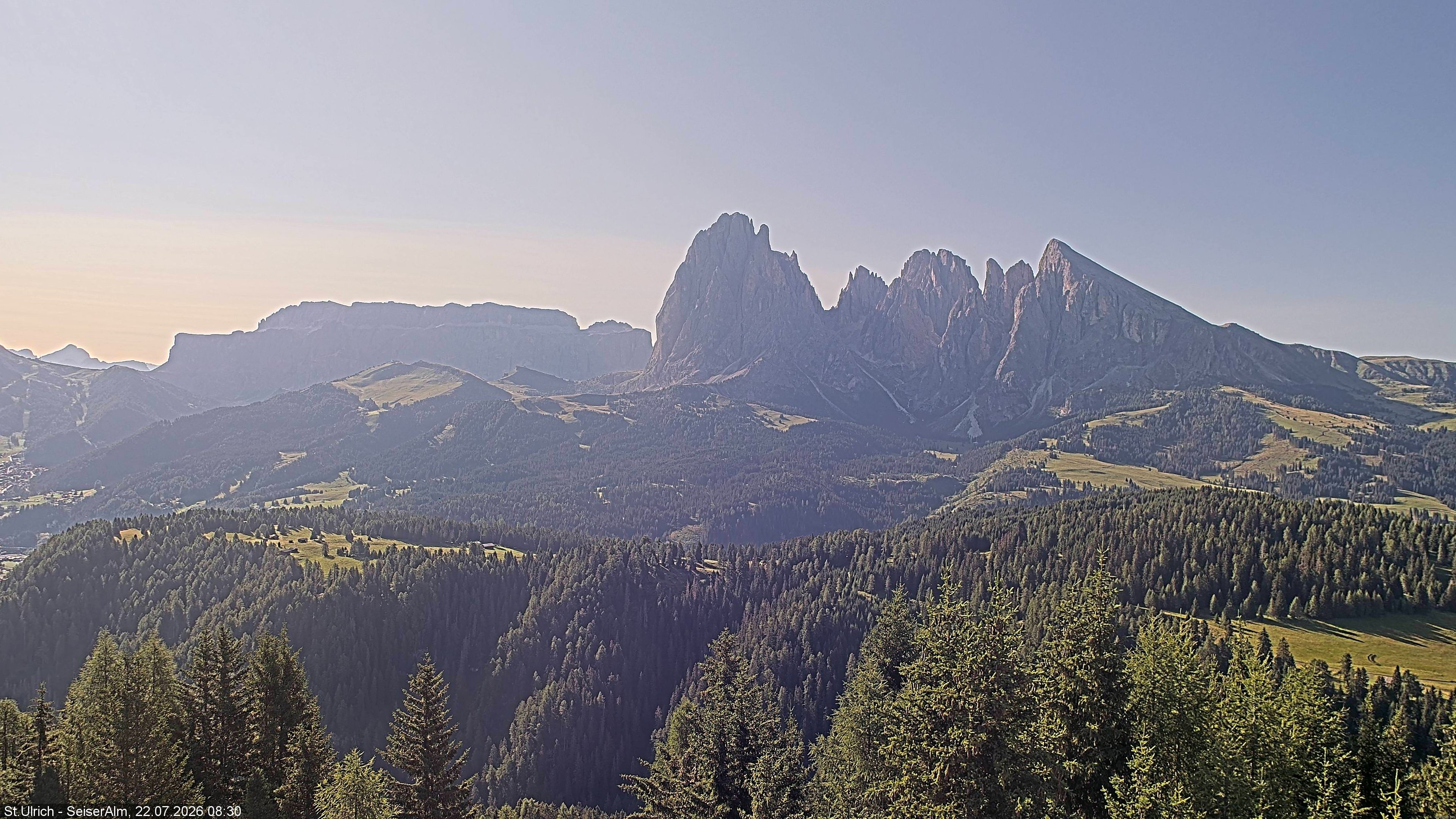 Archiv Foto Webcam Ausblick Seiser Alm