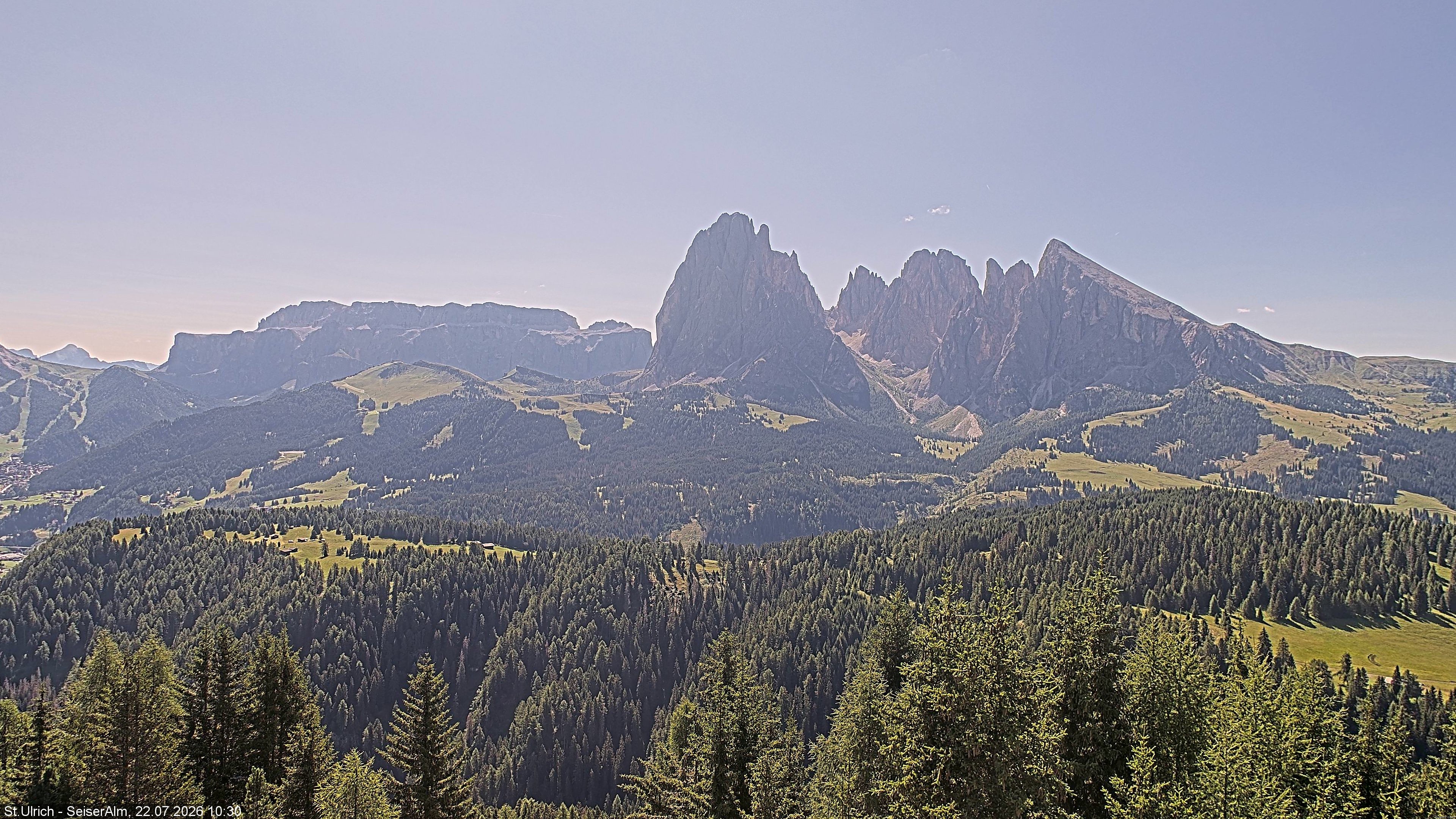 Archiv Foto Webcam Ausblick Seiser Alm