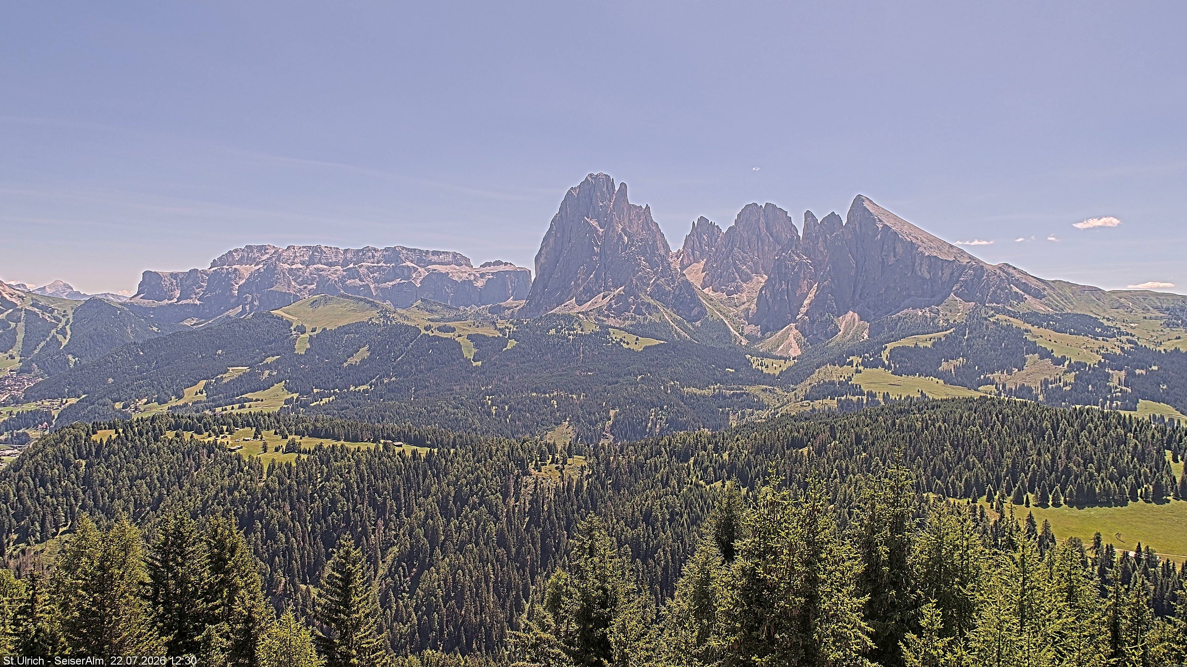 Archiv Foto Webcam Ausblick Seiser Alm