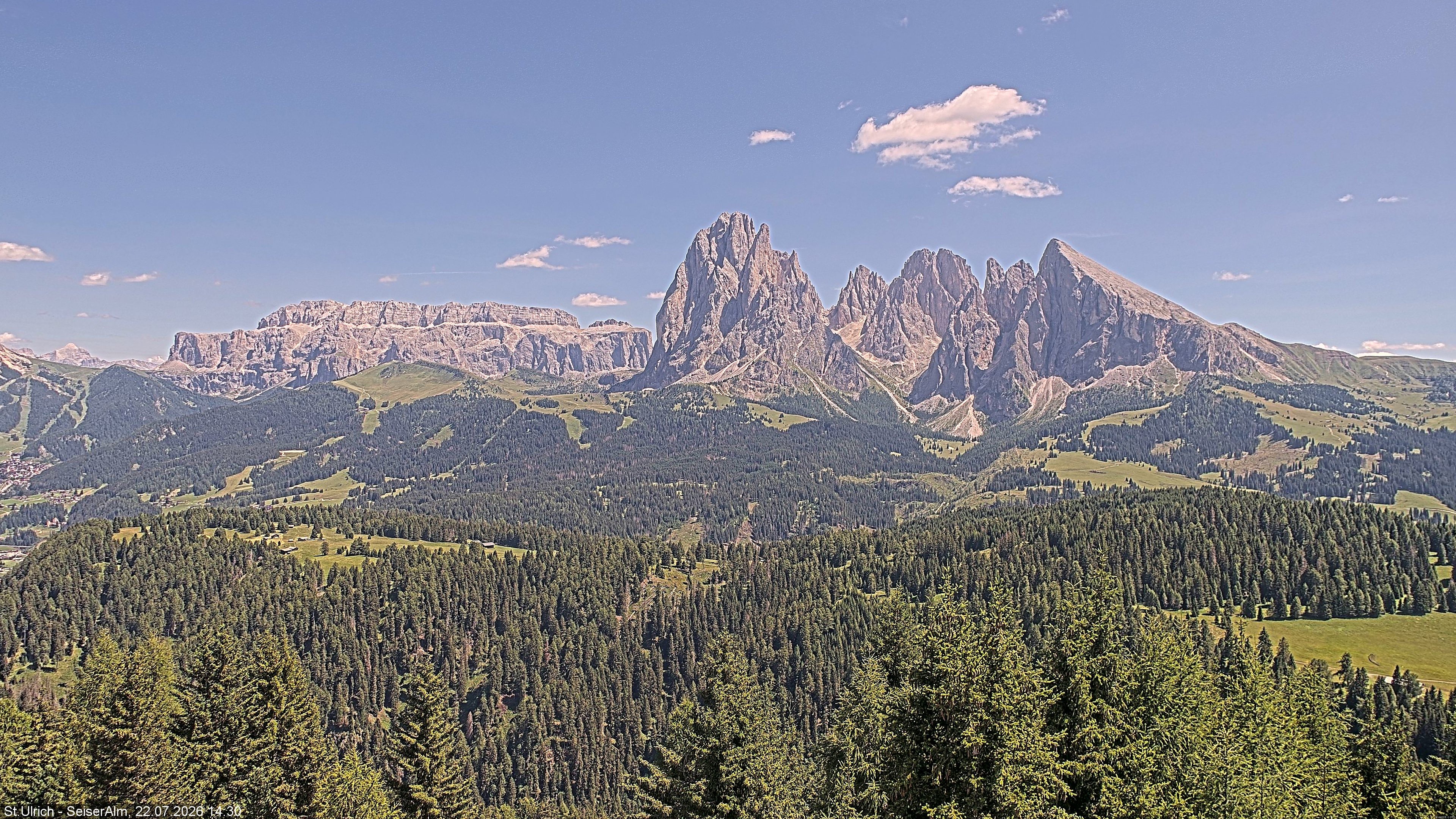 Archiv Foto Webcam Ausblick Seiser Alm