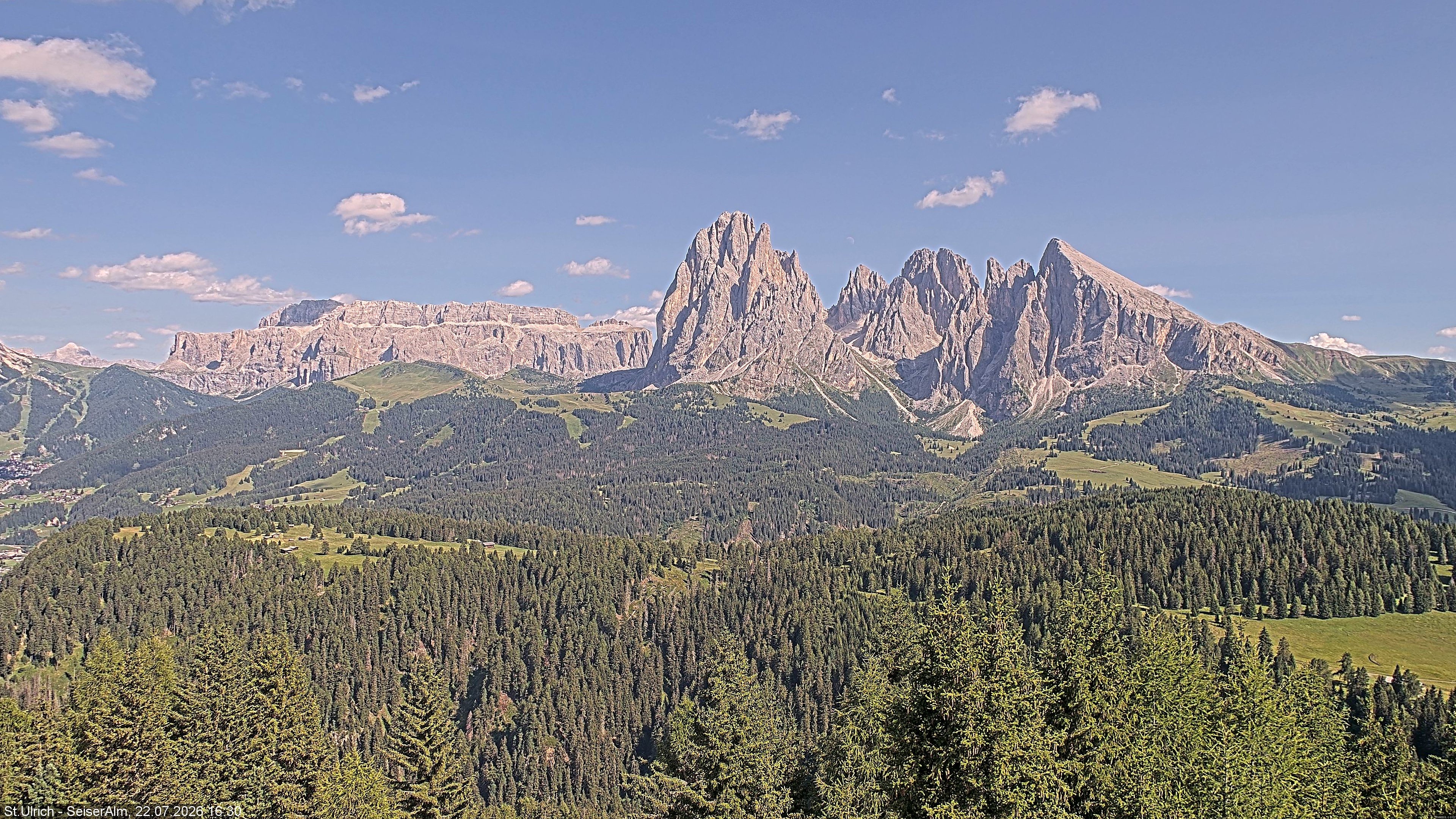 Archiv Foto Webcam Ausblick Seiser Alm