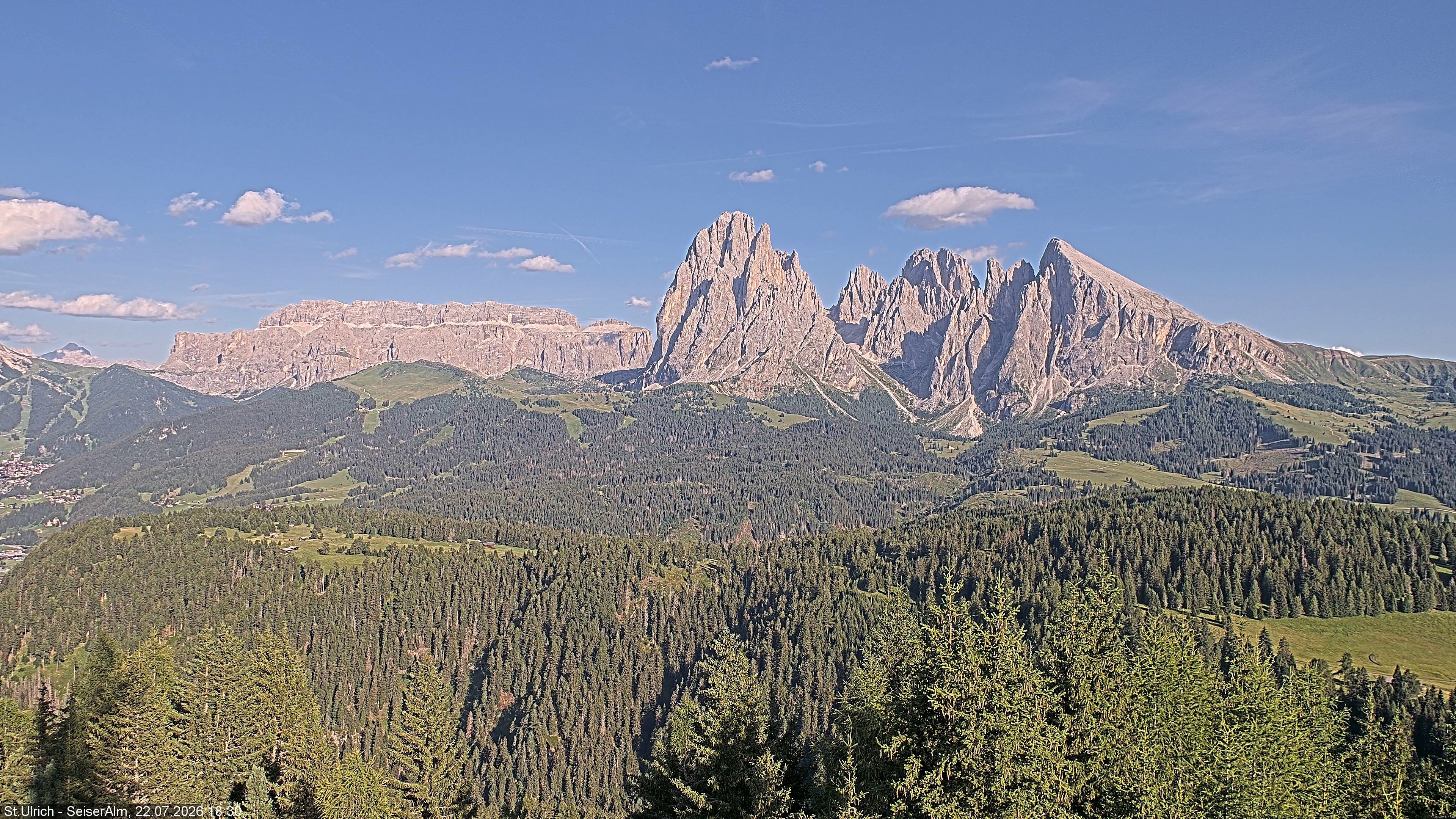 Archiv Foto Webcam Ausblick Seiser Alm