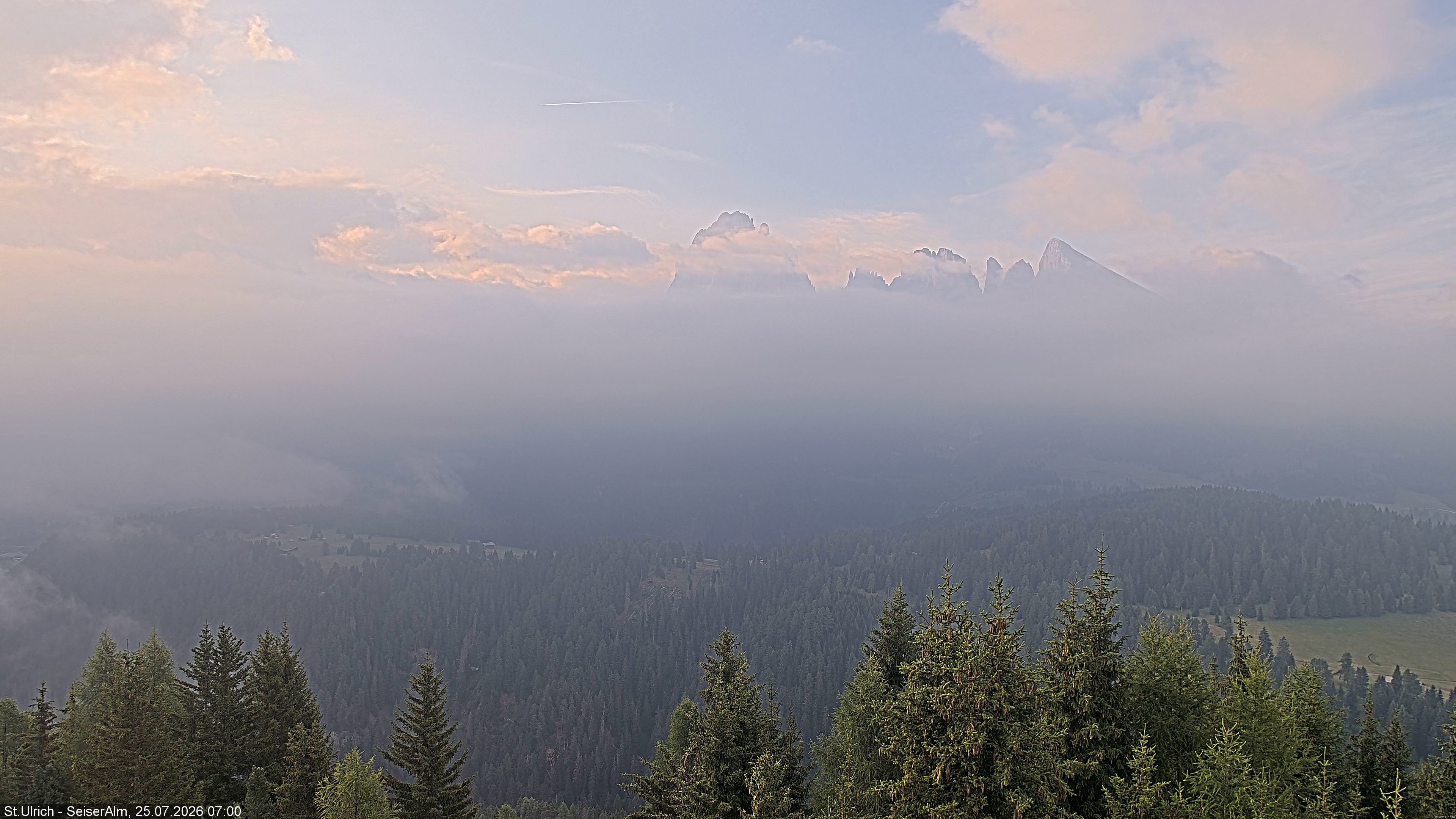 Archived image Webcam Vista Alpe di Siusi