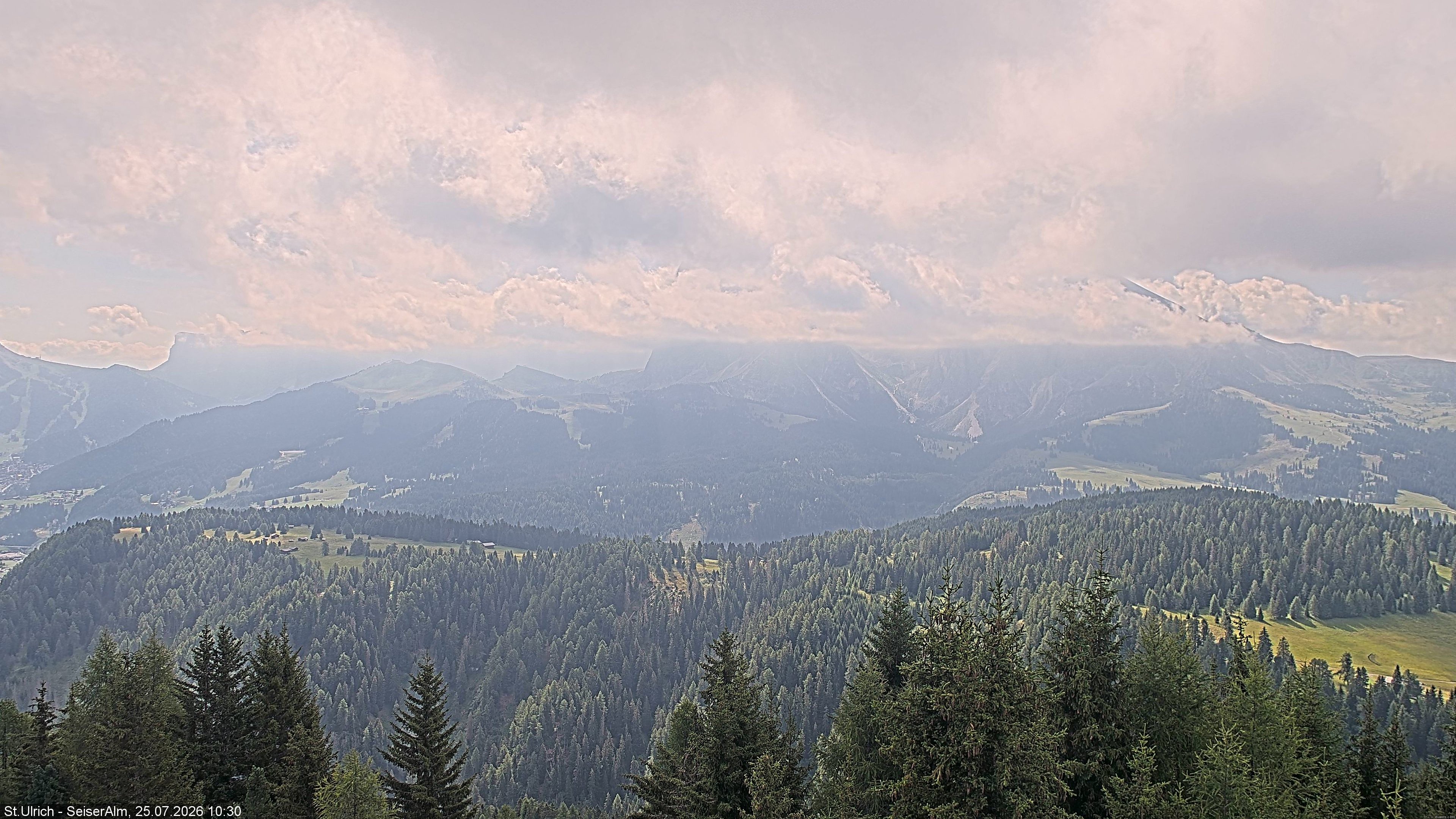 Archived image Webcam Vista Alpe di Siusi
