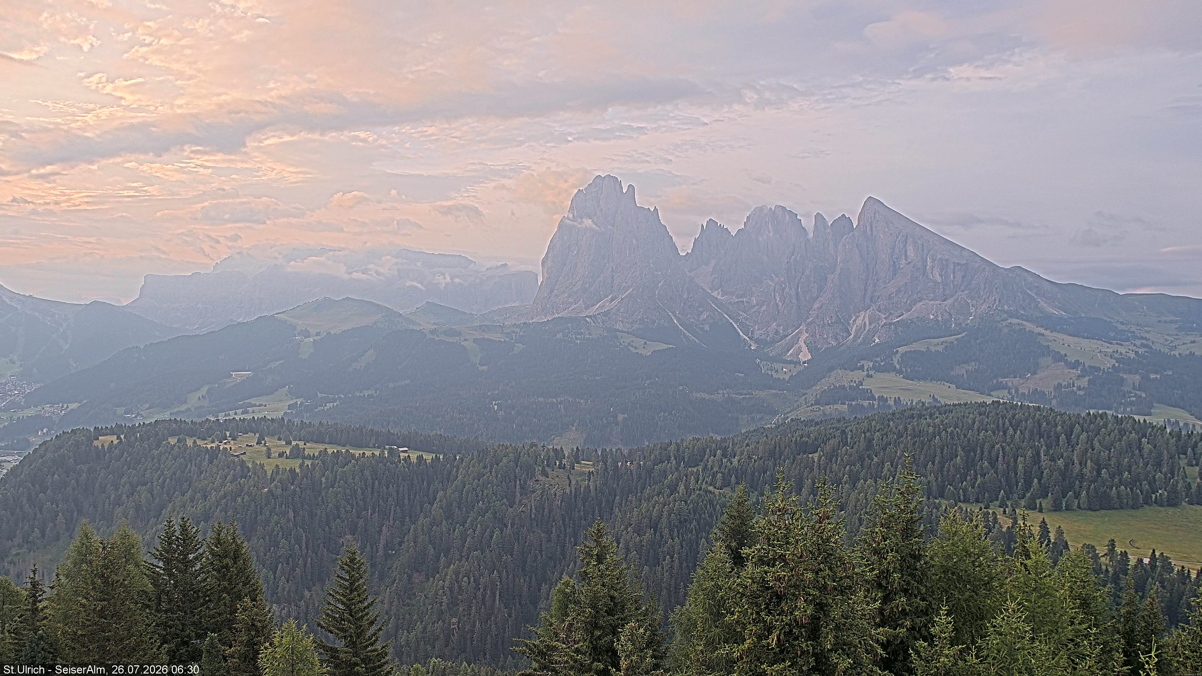 Archiv Foto Webcam Ausblick Seiser Alm