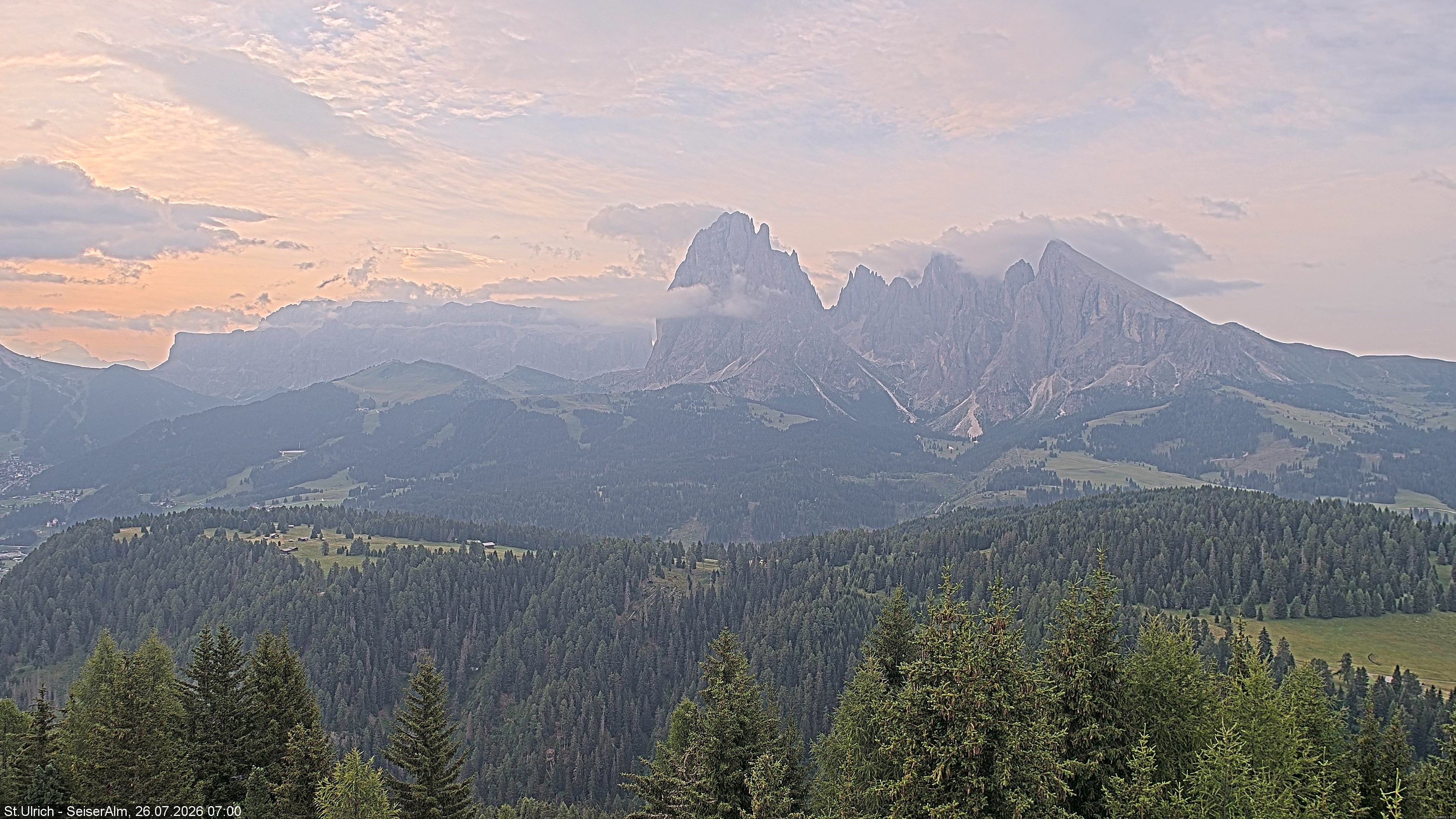 Archiv Foto Webcam Ausblick Seiser Alm