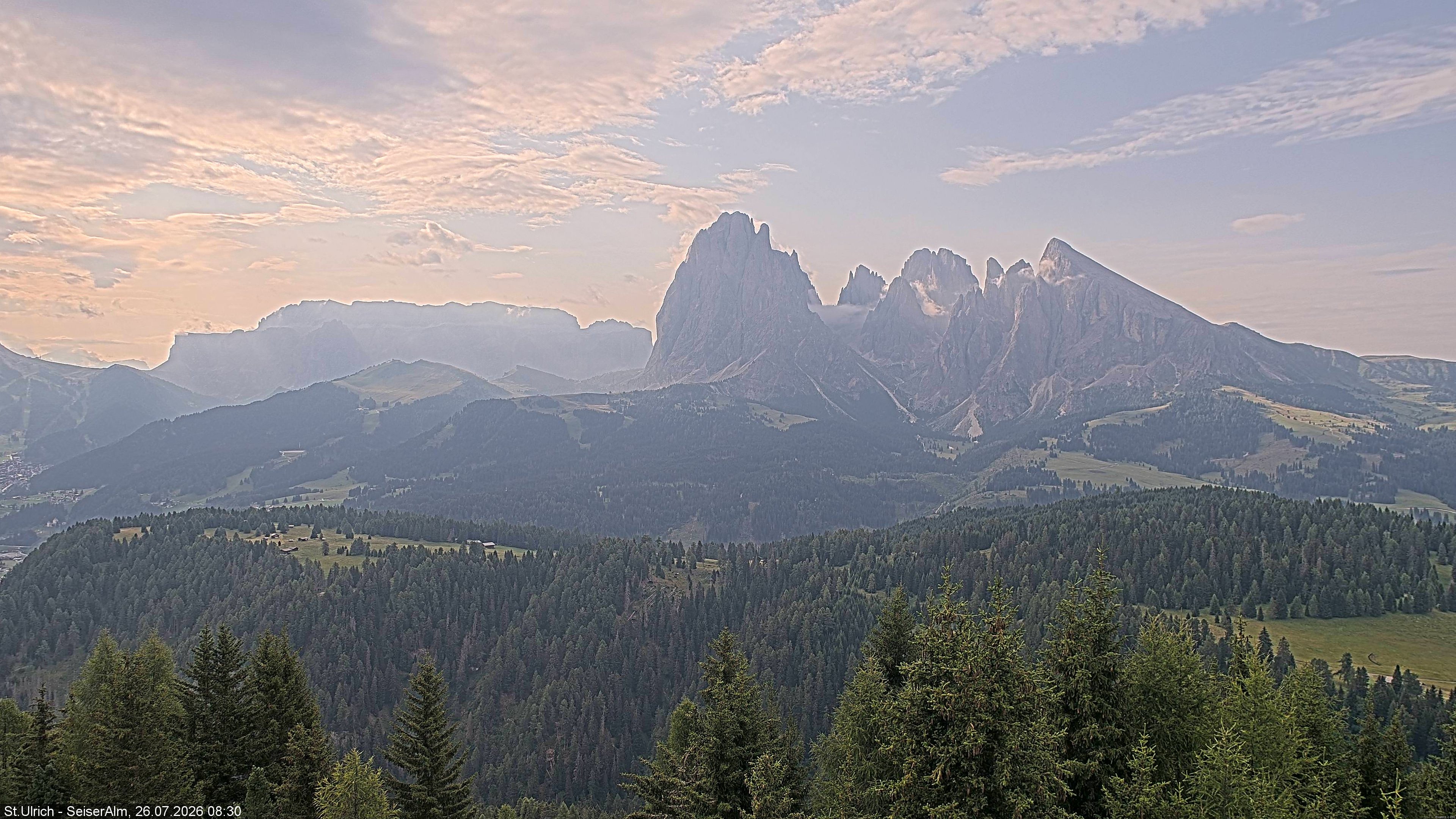 Archiv Foto Webcam Ausblick Seiser Alm