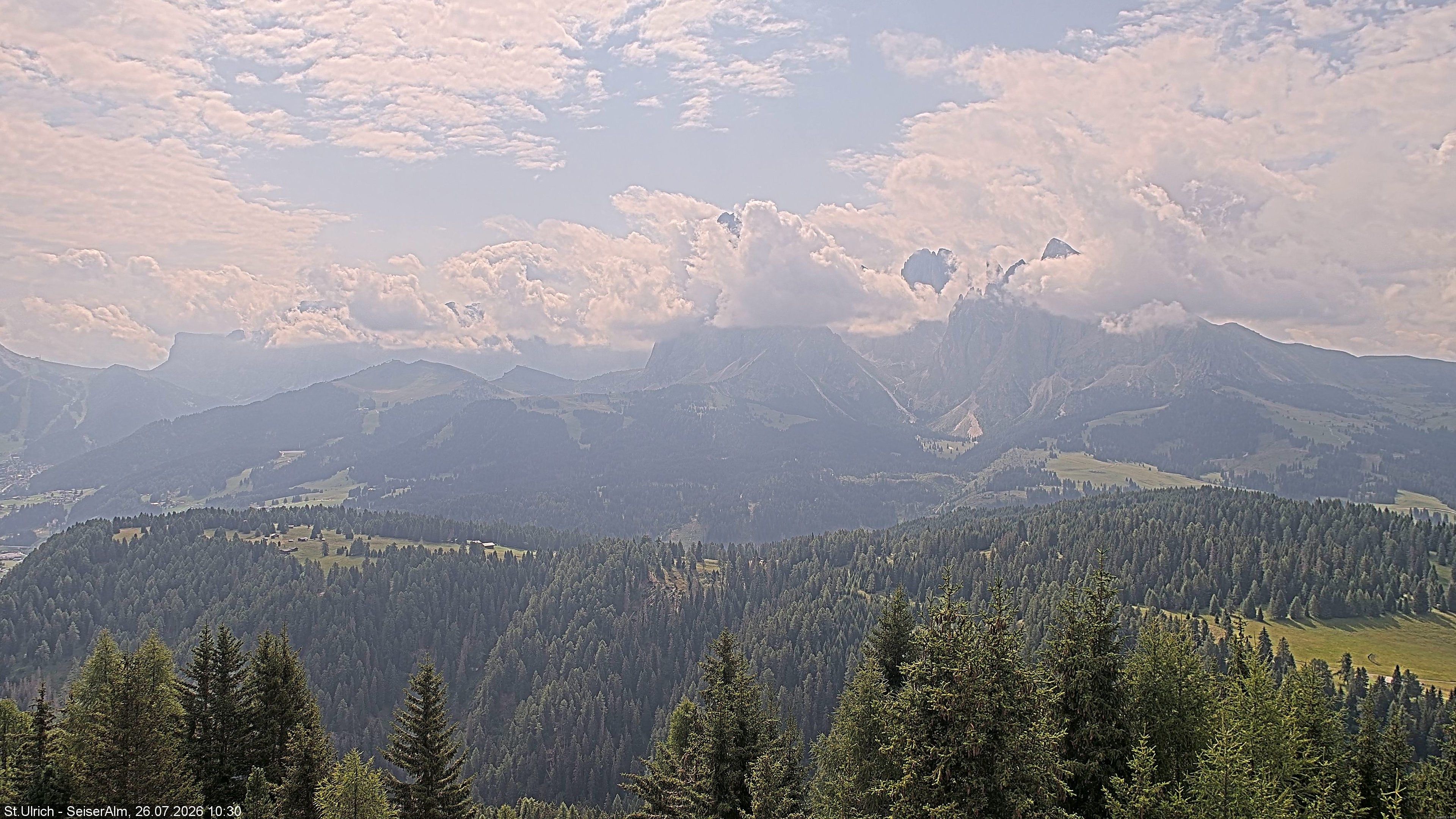 Archiv Foto Webcam Ausblick Seiser Alm