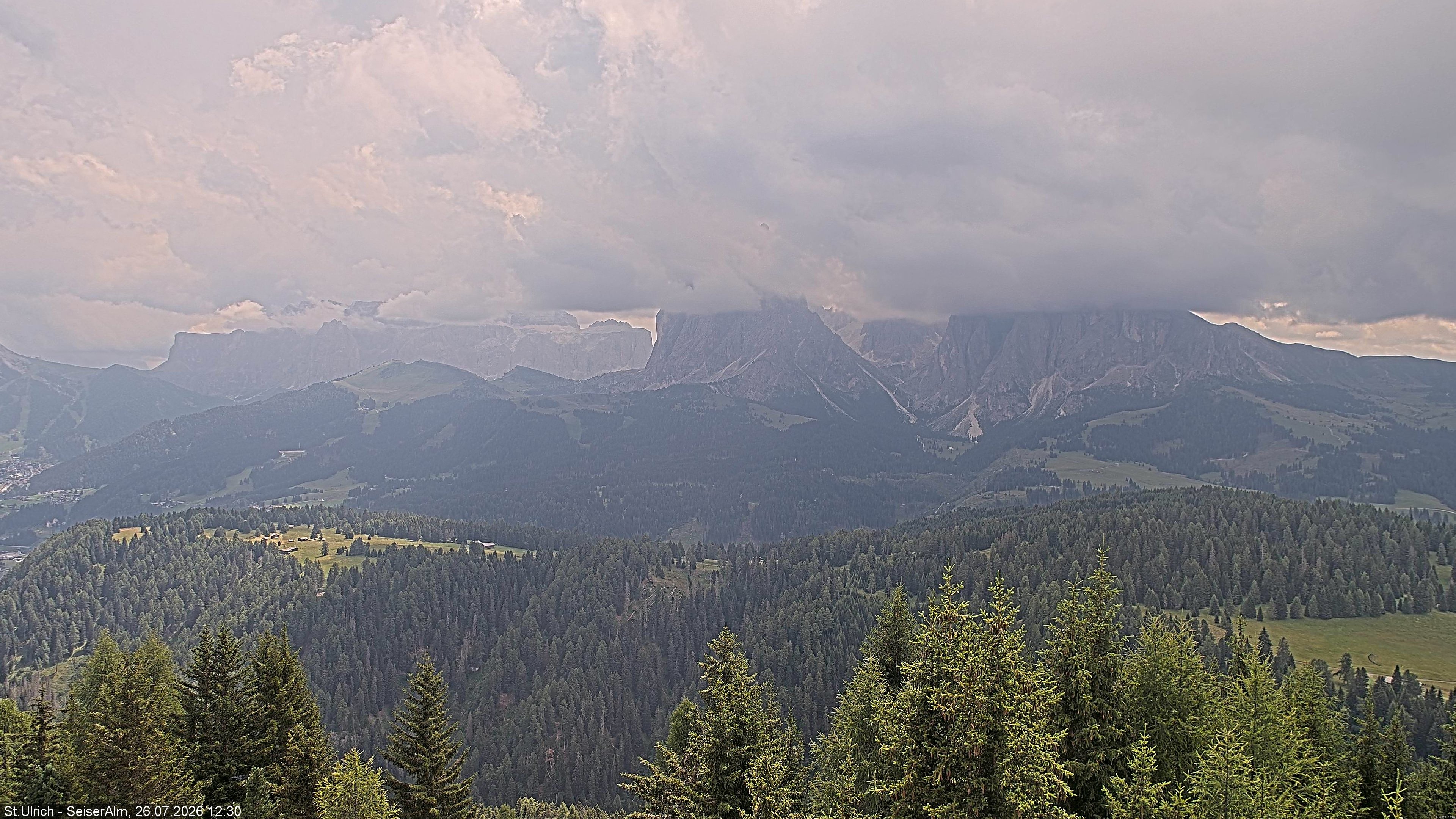 Archiv Foto Webcam Ausblick Seiser Alm