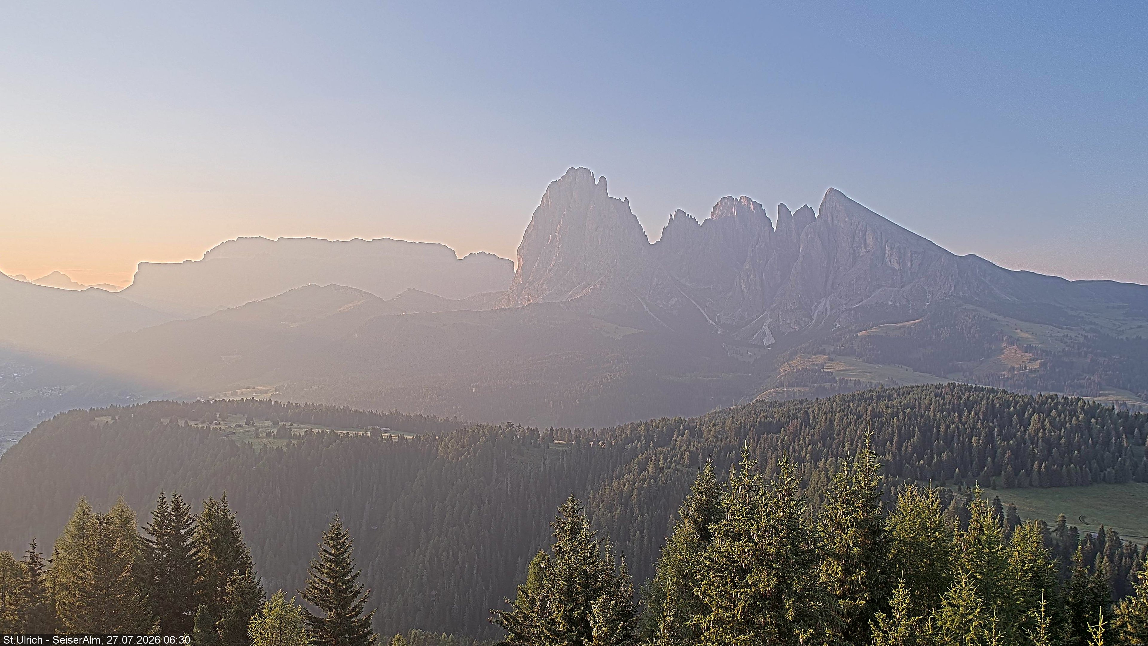 Archiv Foto Webcam Ausblick Seiser Alm