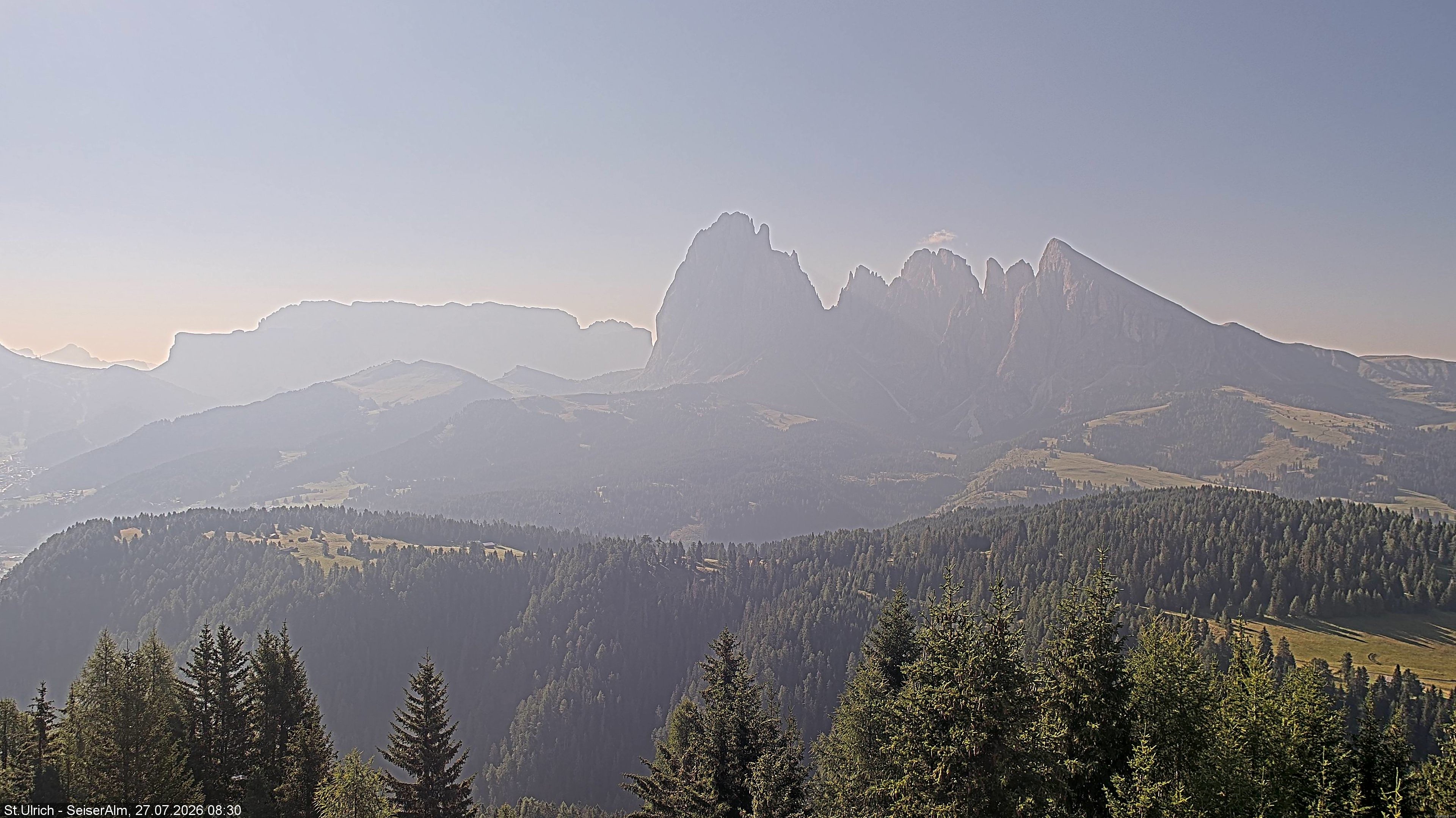 Archiv Foto Webcam Ausblick Seiser Alm