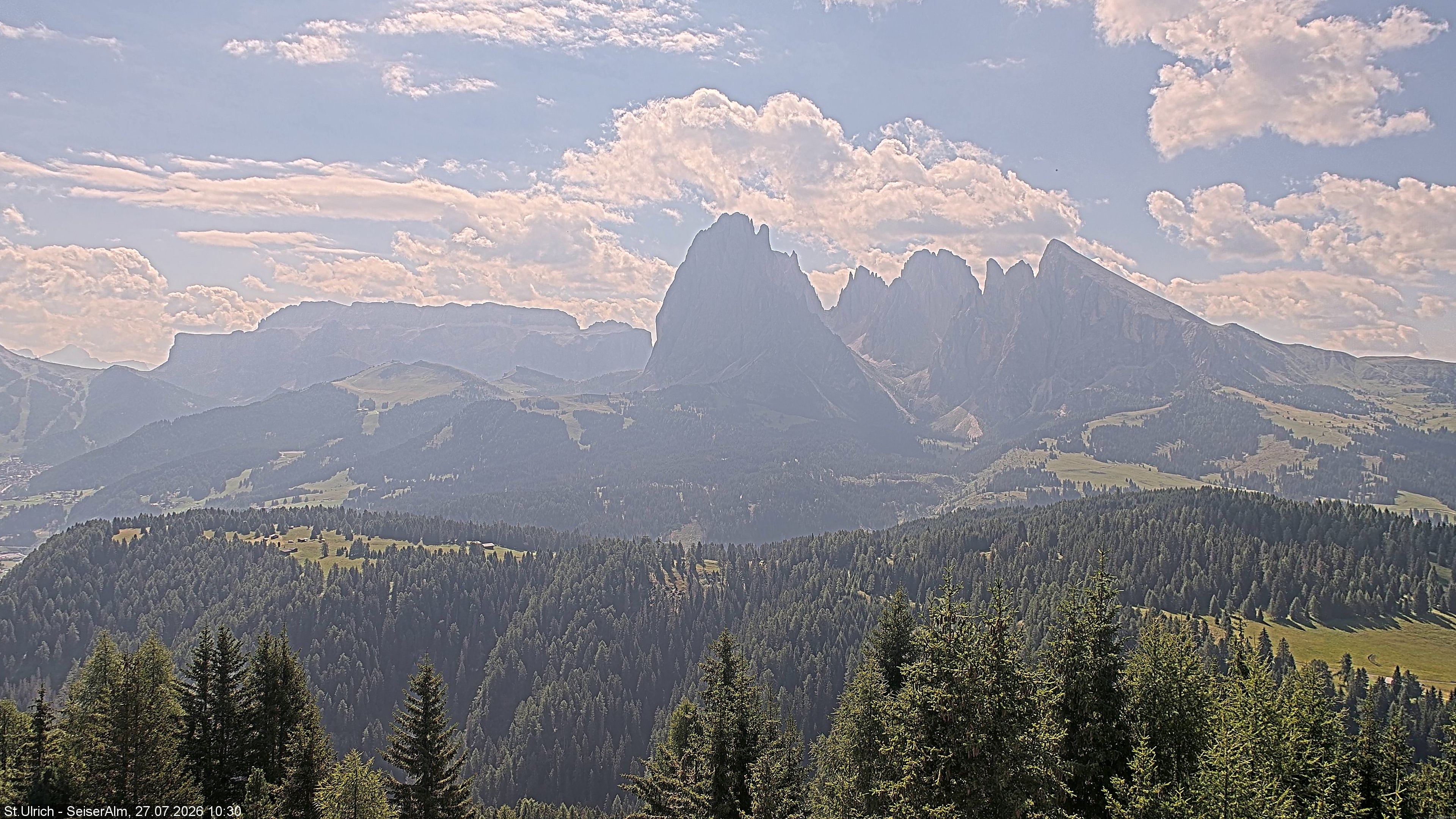 Archiv Foto Webcam Ausblick Seiser Alm