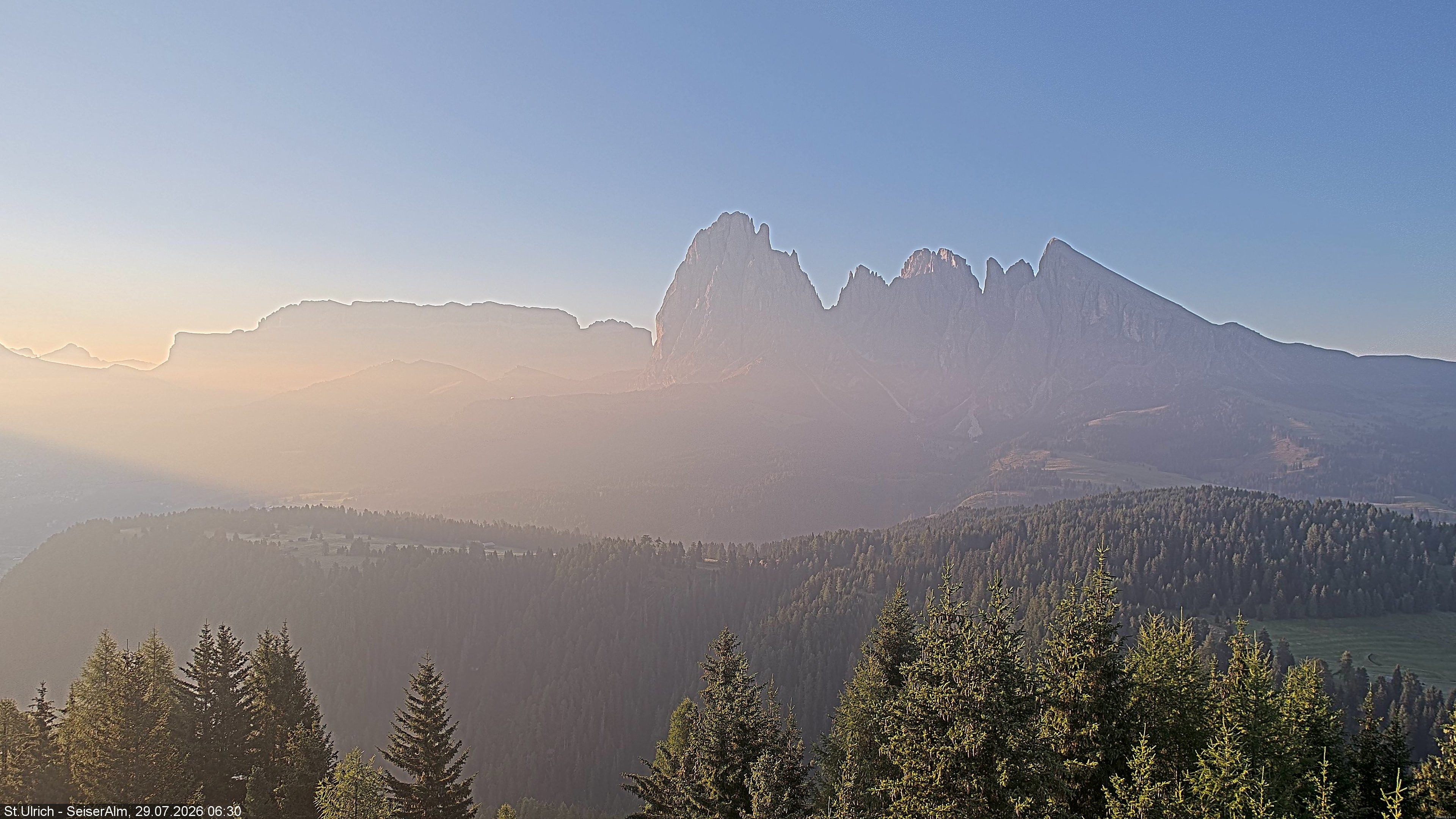 Archiv Foto Webcam Ausblick Seiser Alm