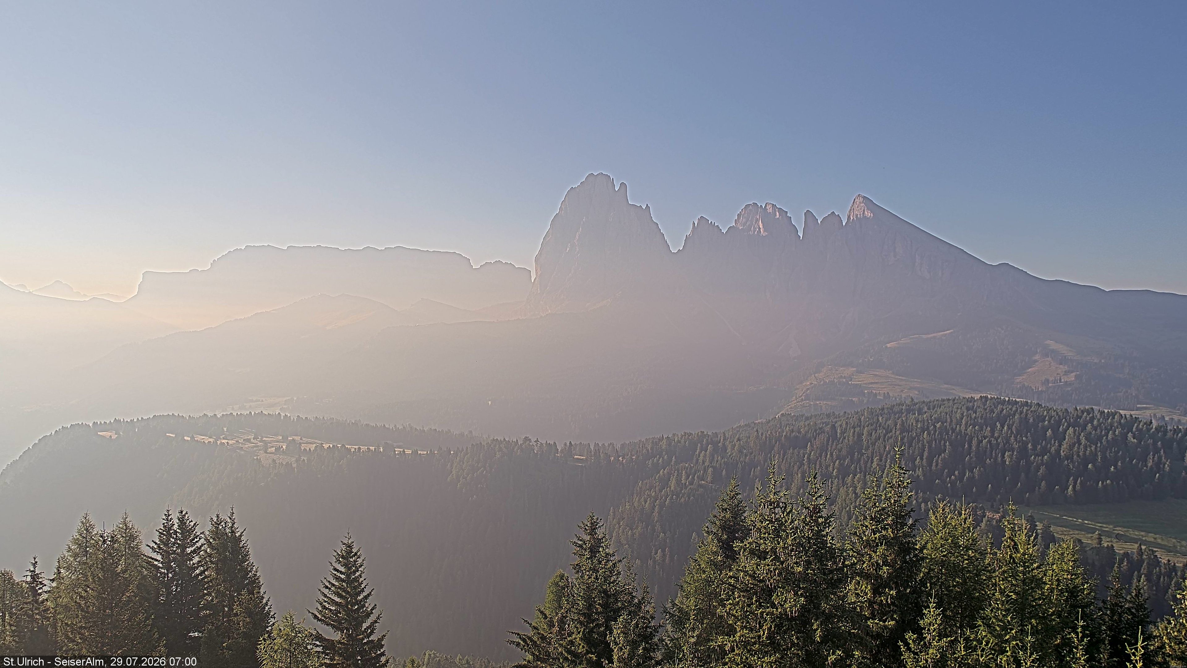 Archiv Foto Webcam Ausblick Seiser Alm
