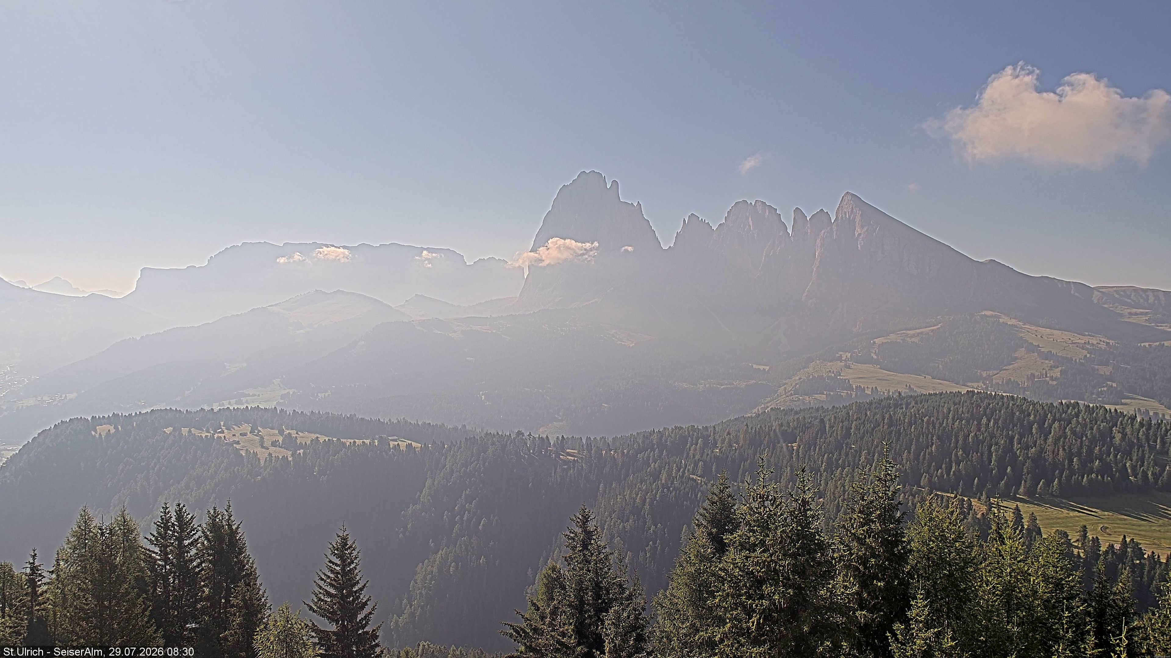 Archiv Foto Webcam Ausblick Seiser Alm