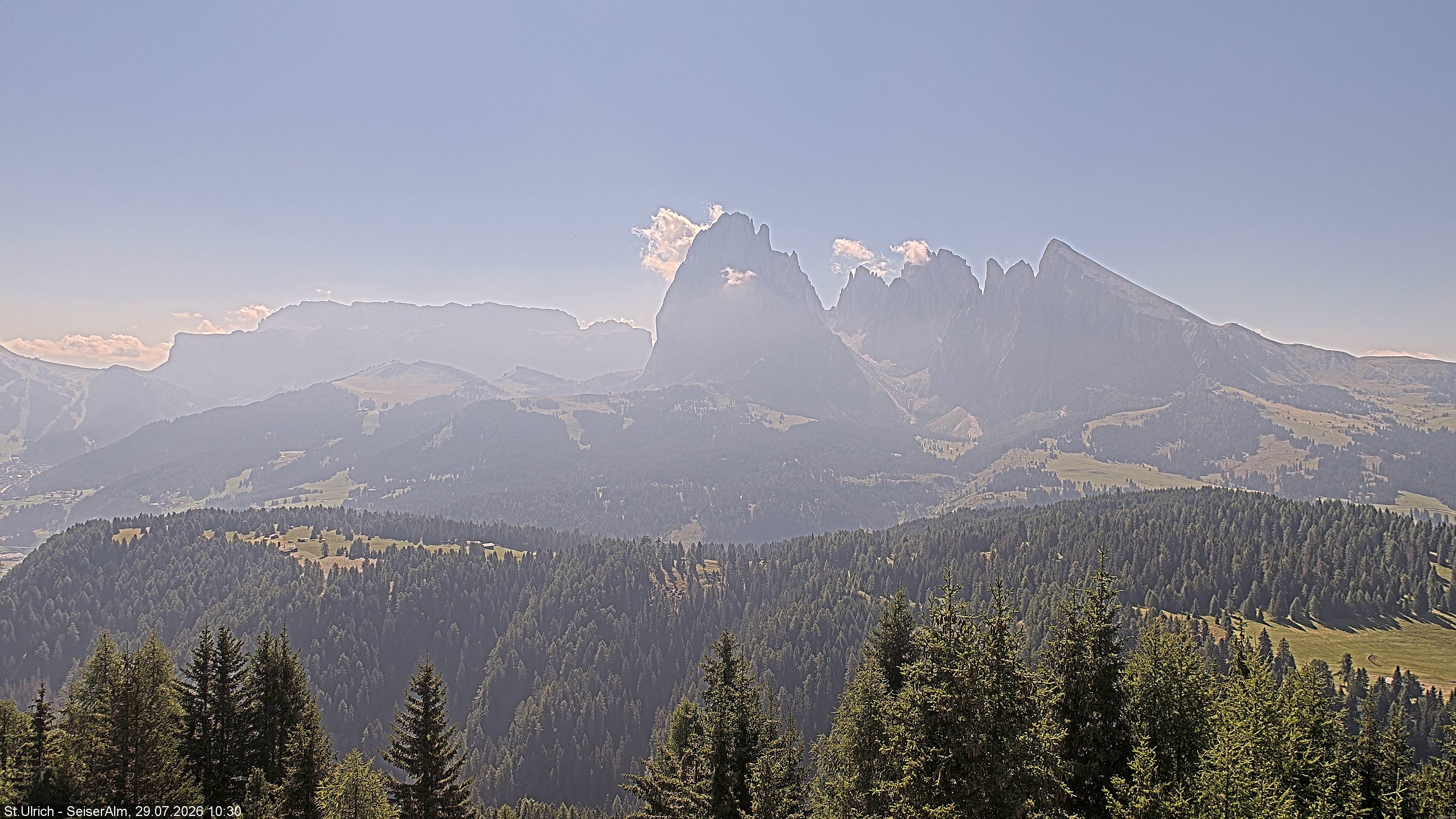Archiv Foto Webcam Ausblick Seiser Alm