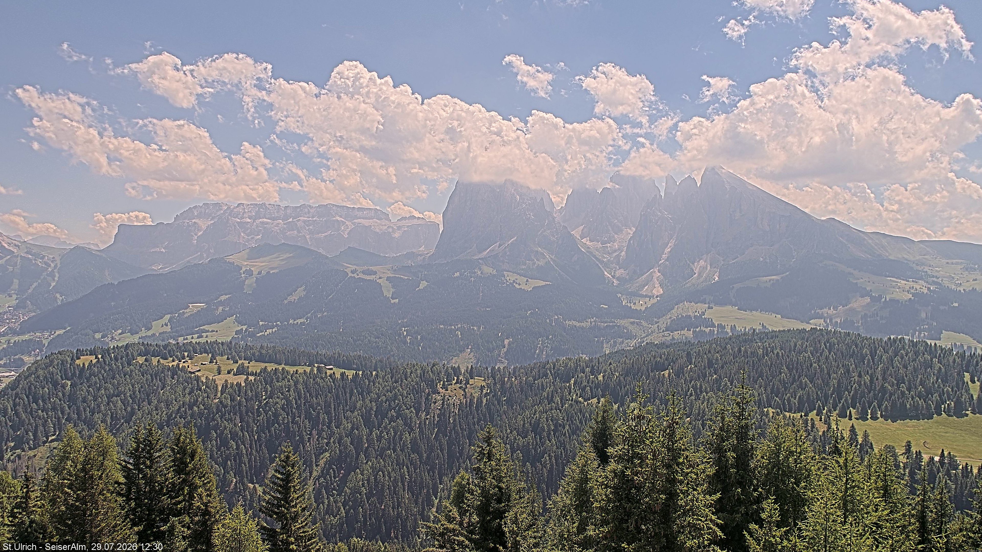 Archiv Foto Webcam Ausblick Seiser Alm