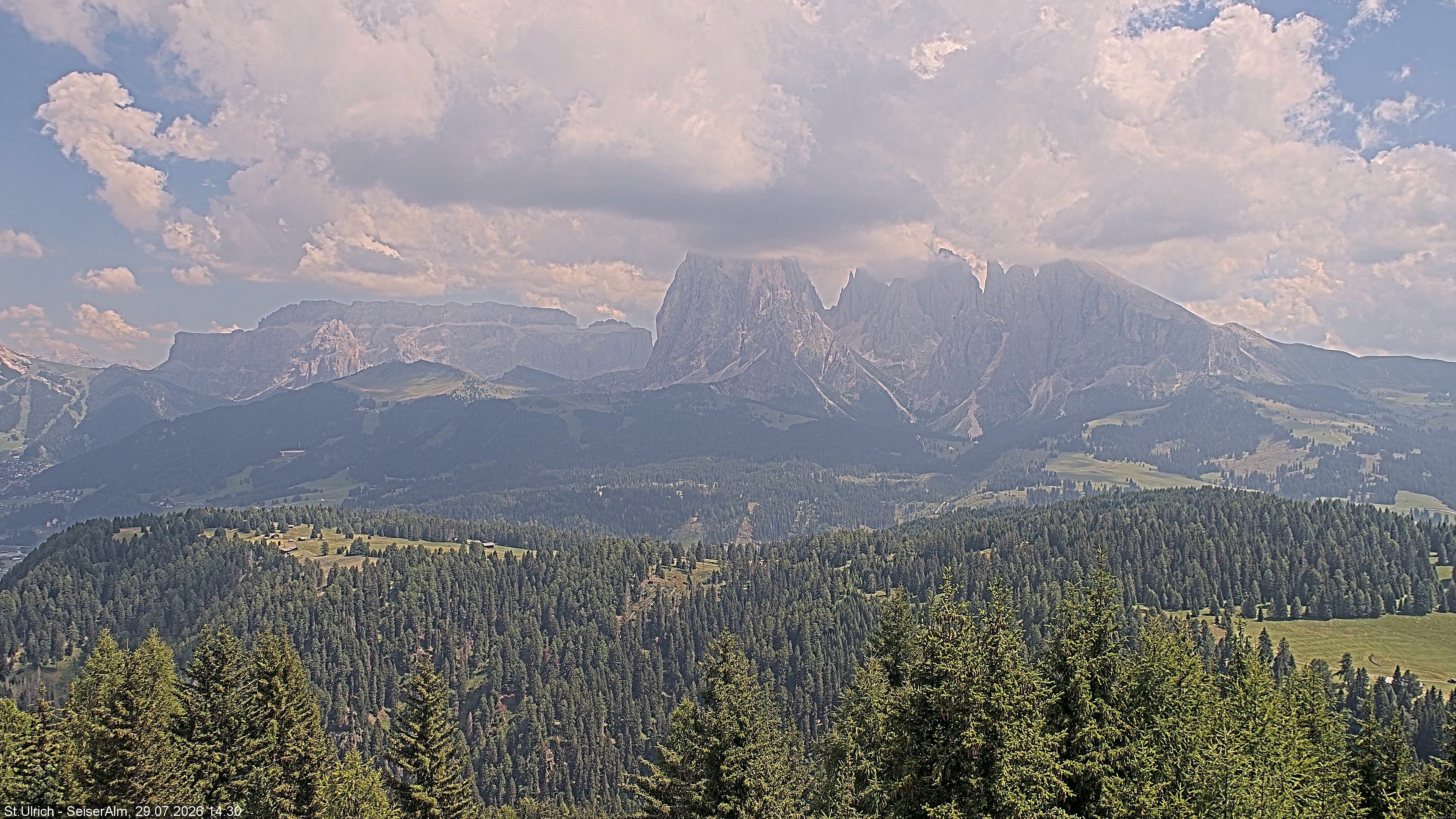 Archiv Foto Webcam Ausblick Seiser Alm