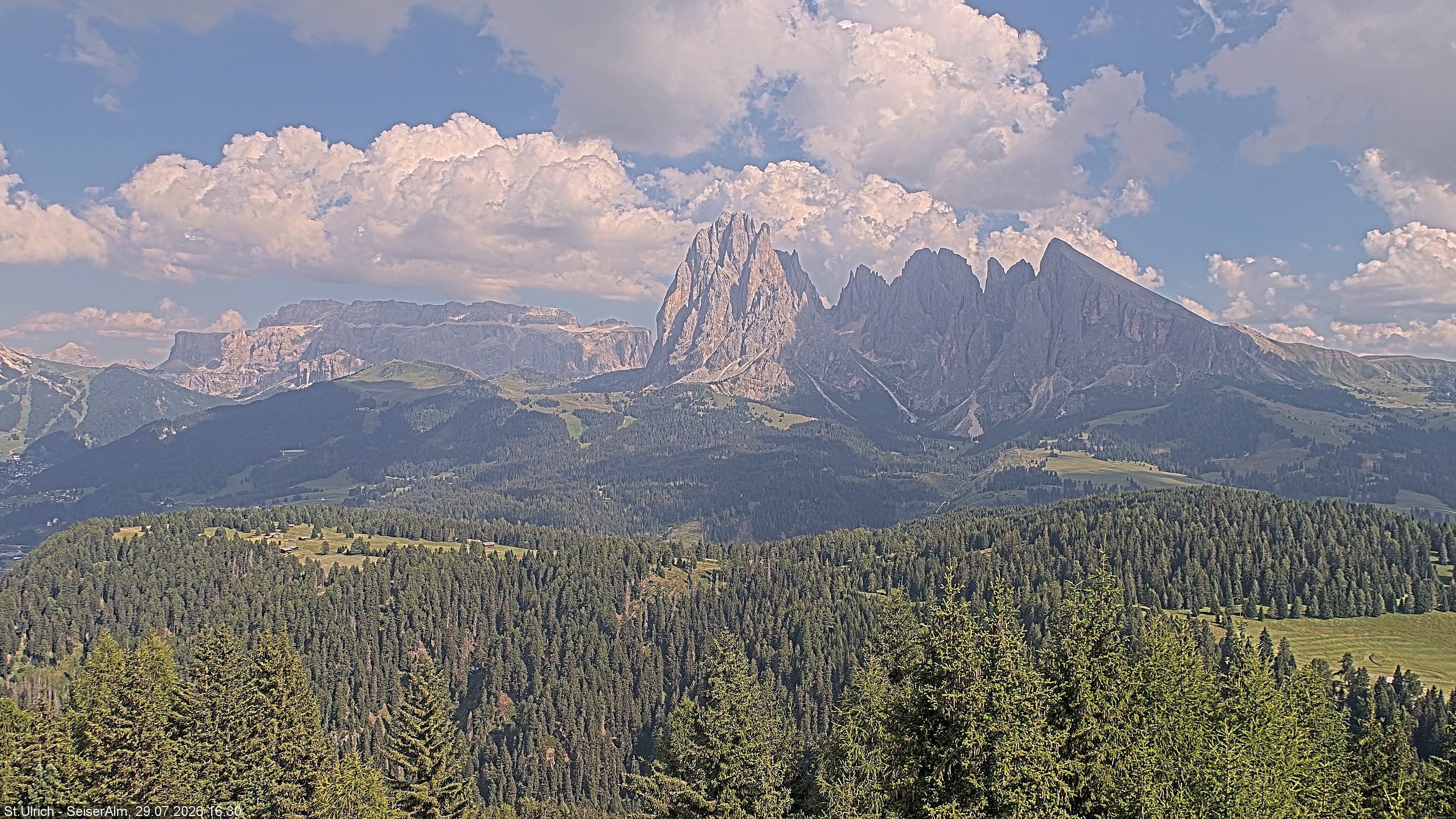 Archiv Foto Webcam Ausblick Seiser Alm