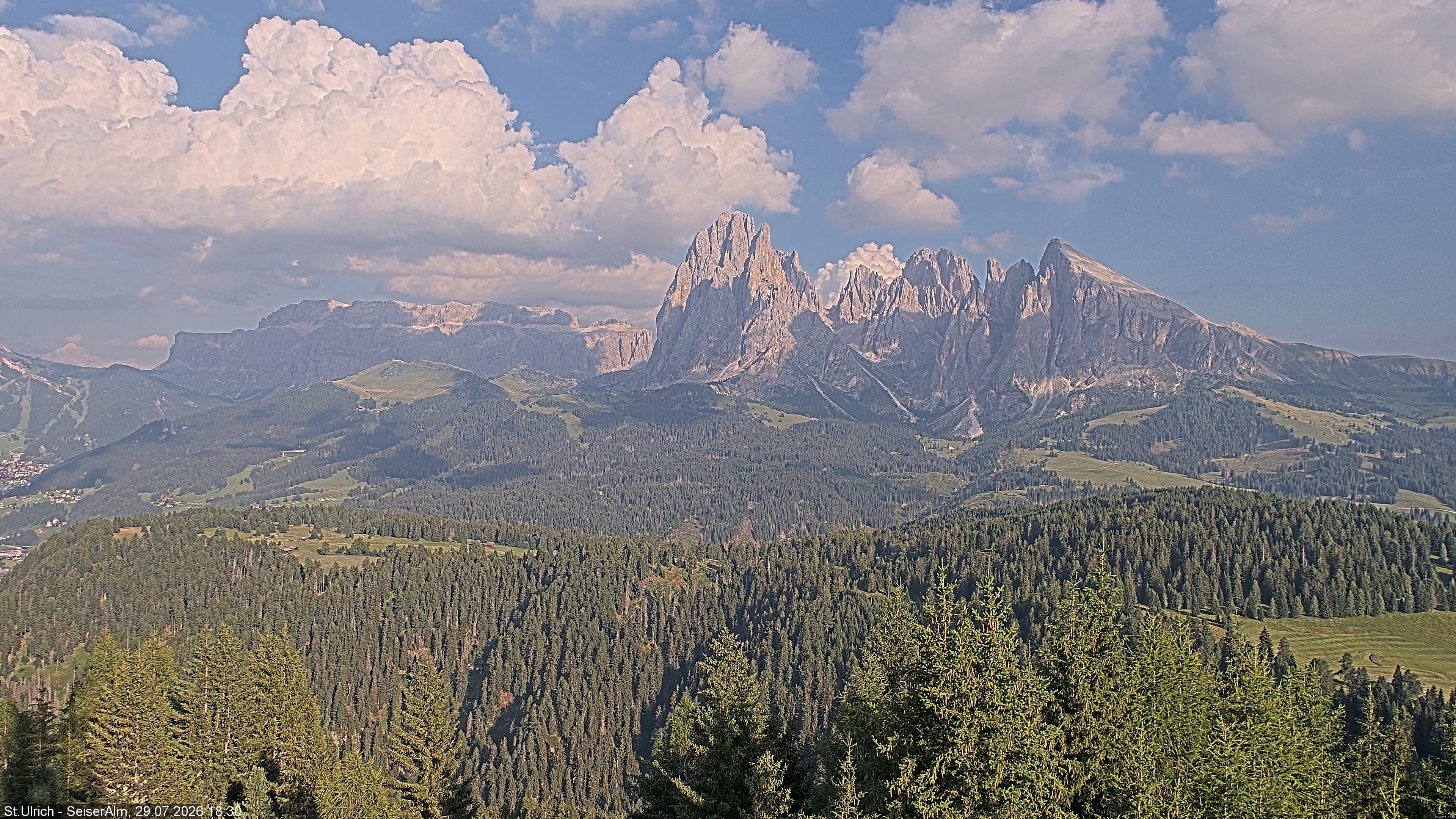 Archiv Foto Webcam Ausblick Seiser Alm