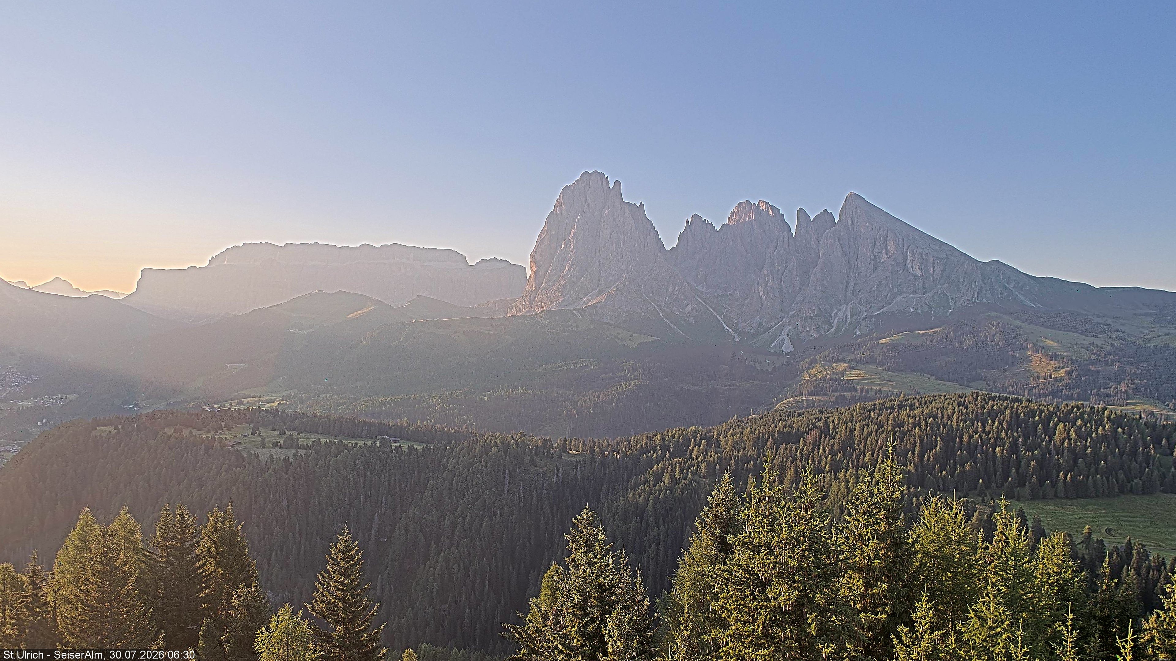 Archiv Foto Webcam Ausblick Seiser Alm