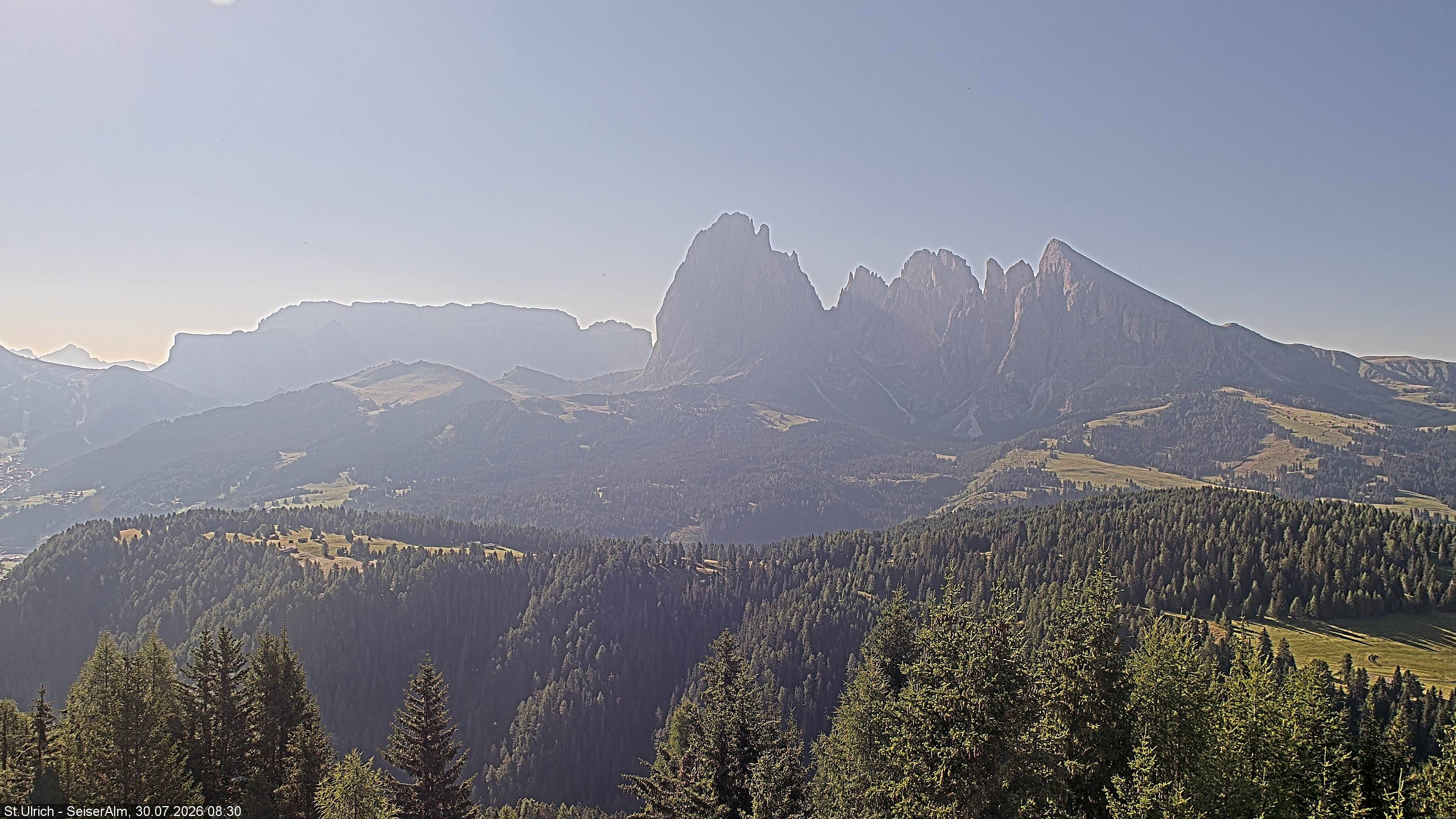 Archiv Foto Webcam Ausblick Seiser Alm