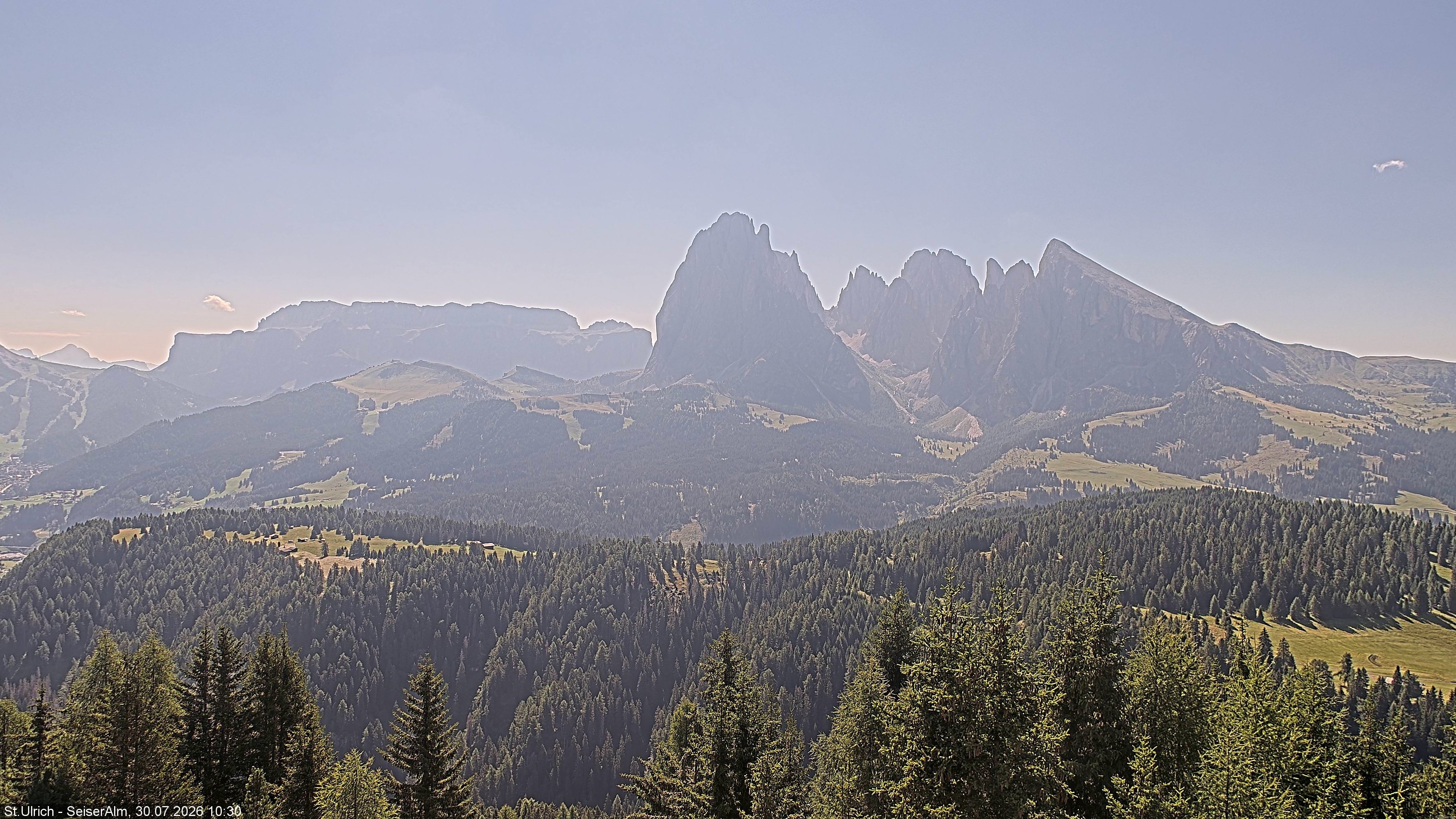 Archiv Foto Webcam Ausblick Seiser Alm