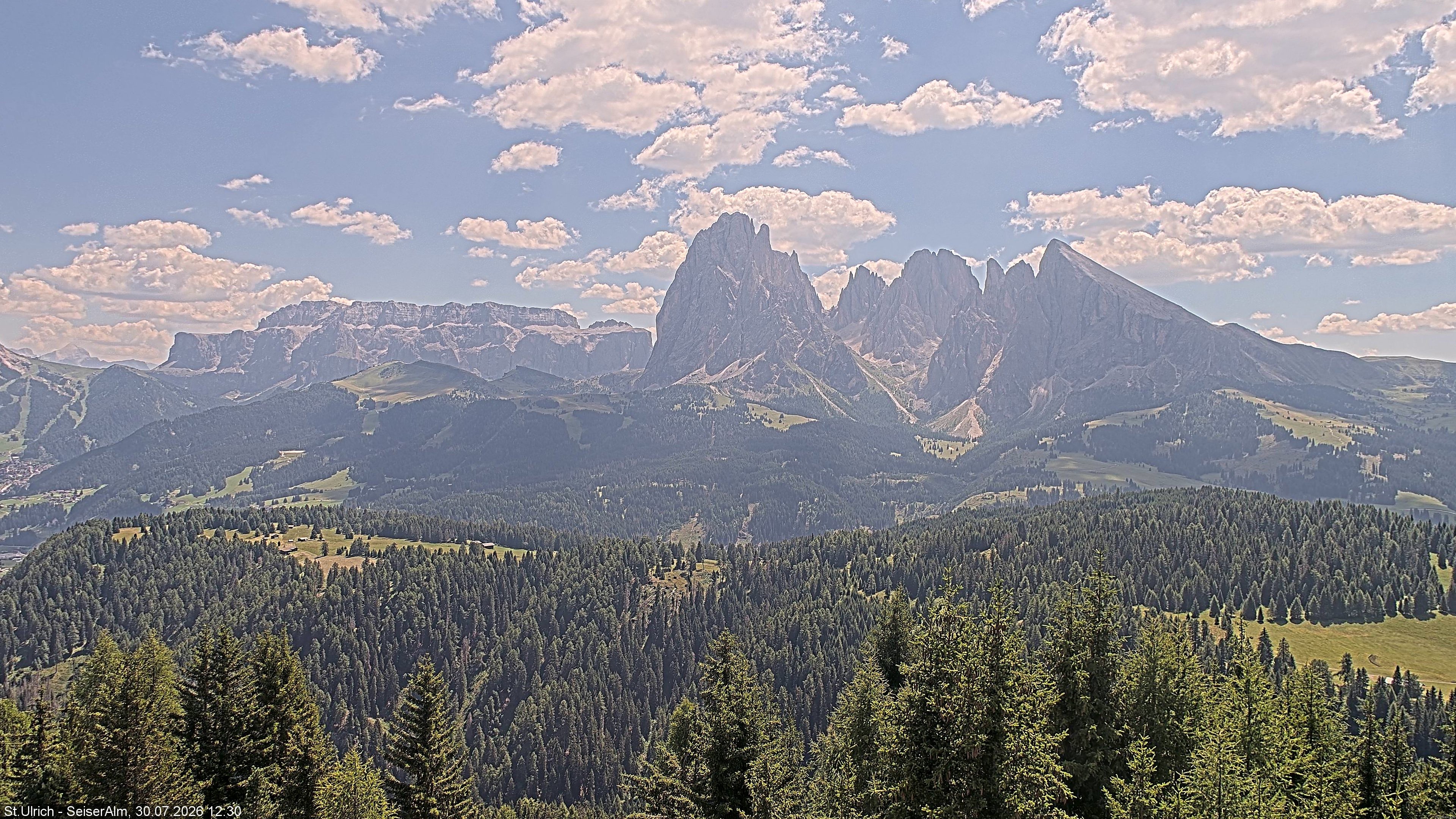 Archiv Foto Webcam Ausblick Seiser Alm