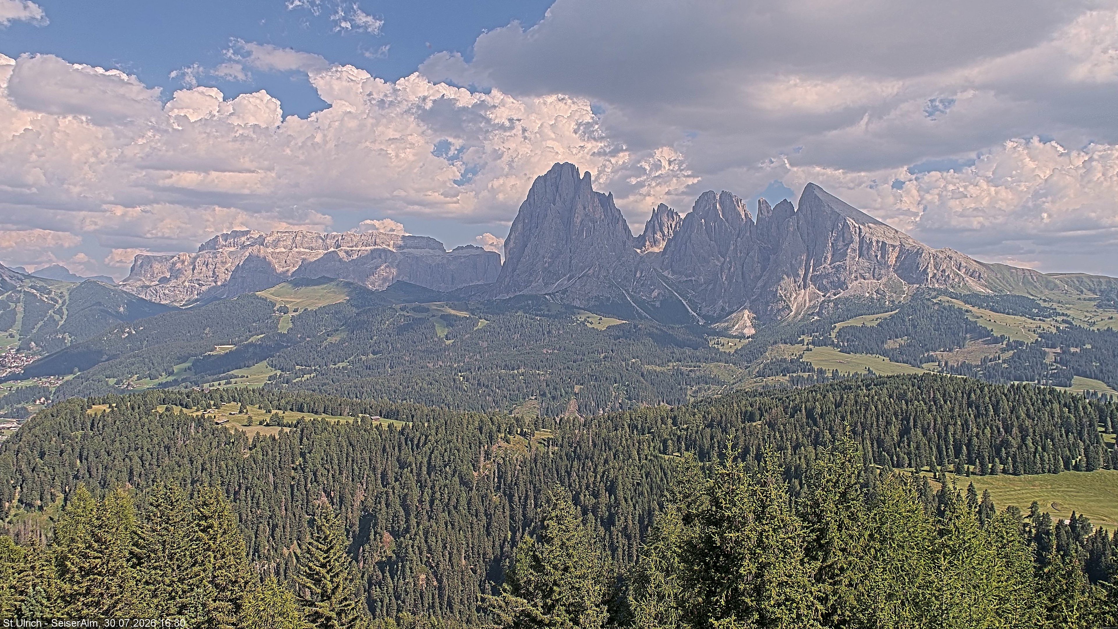 Archiv Foto Webcam Ausblick Seiser Alm